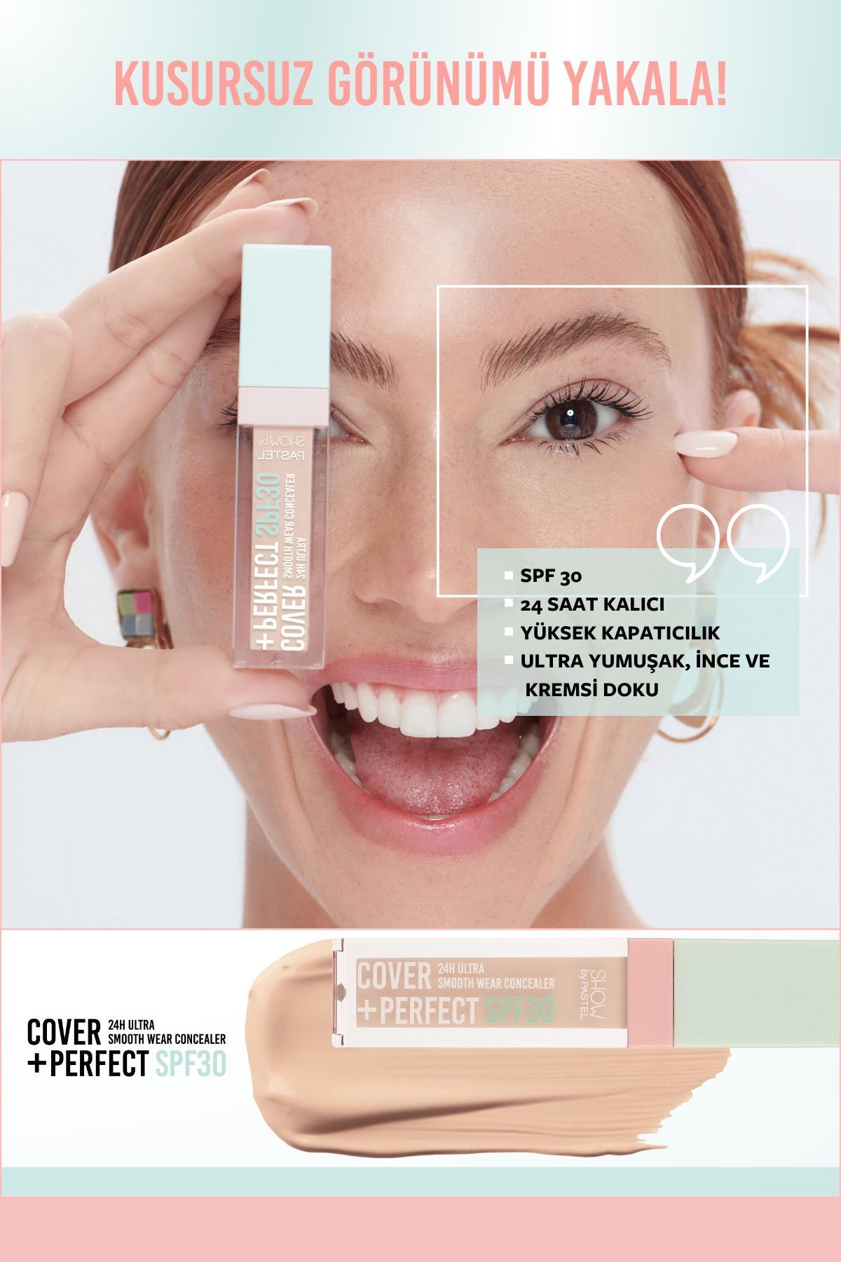 Show by Pastel-Cover Perfect 30 Factor Ultra Concealer 305 Sand 4