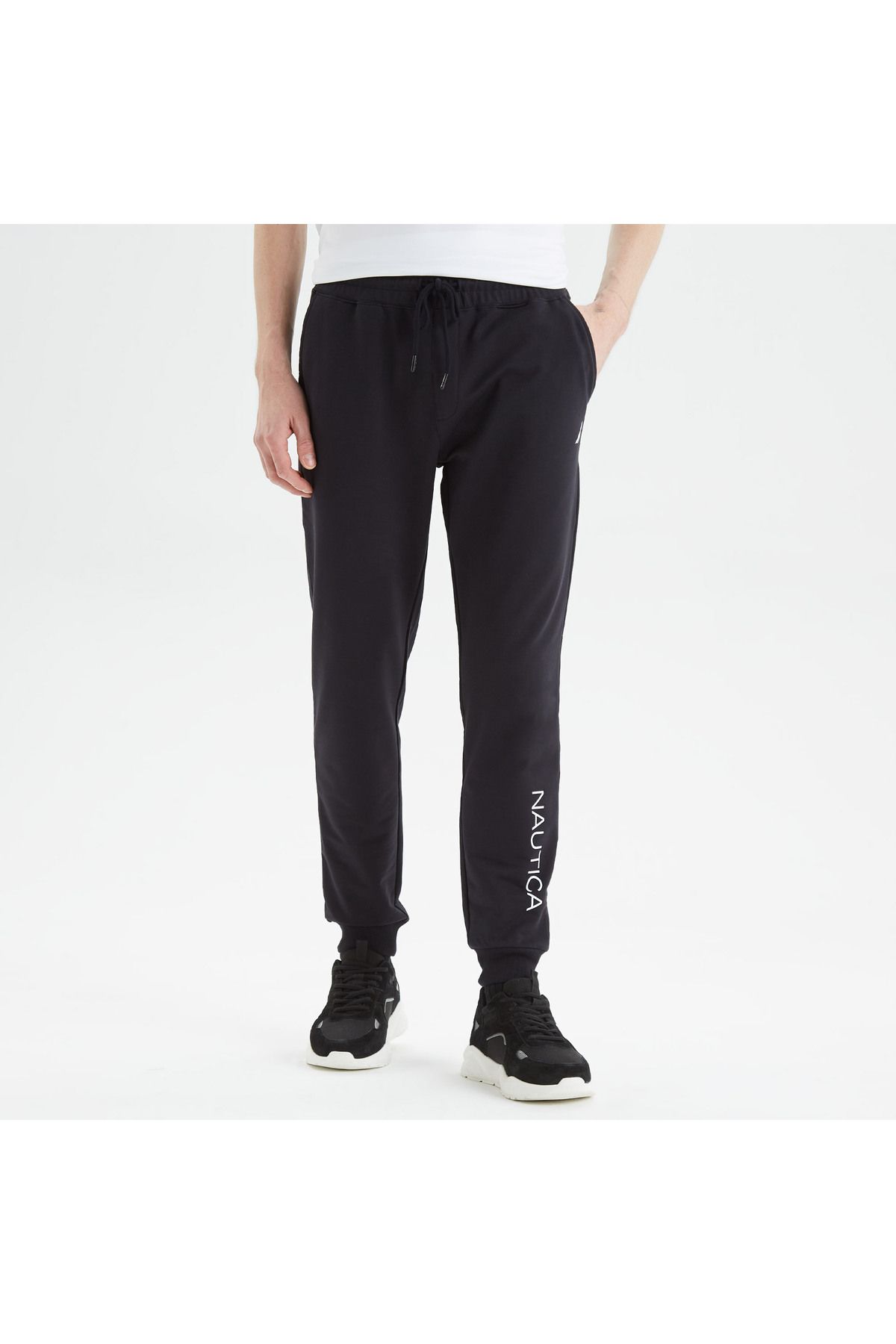 شلوار گرمکن مشکی مردانه لباس استاندارد متناسب با سیاه Nautica