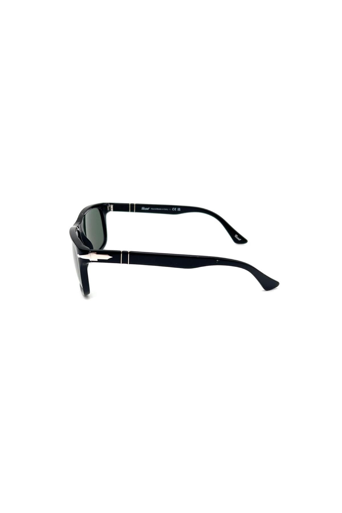 عینک آفتابی مشکی مردانه سیاه PO3048S 95 31 Persol