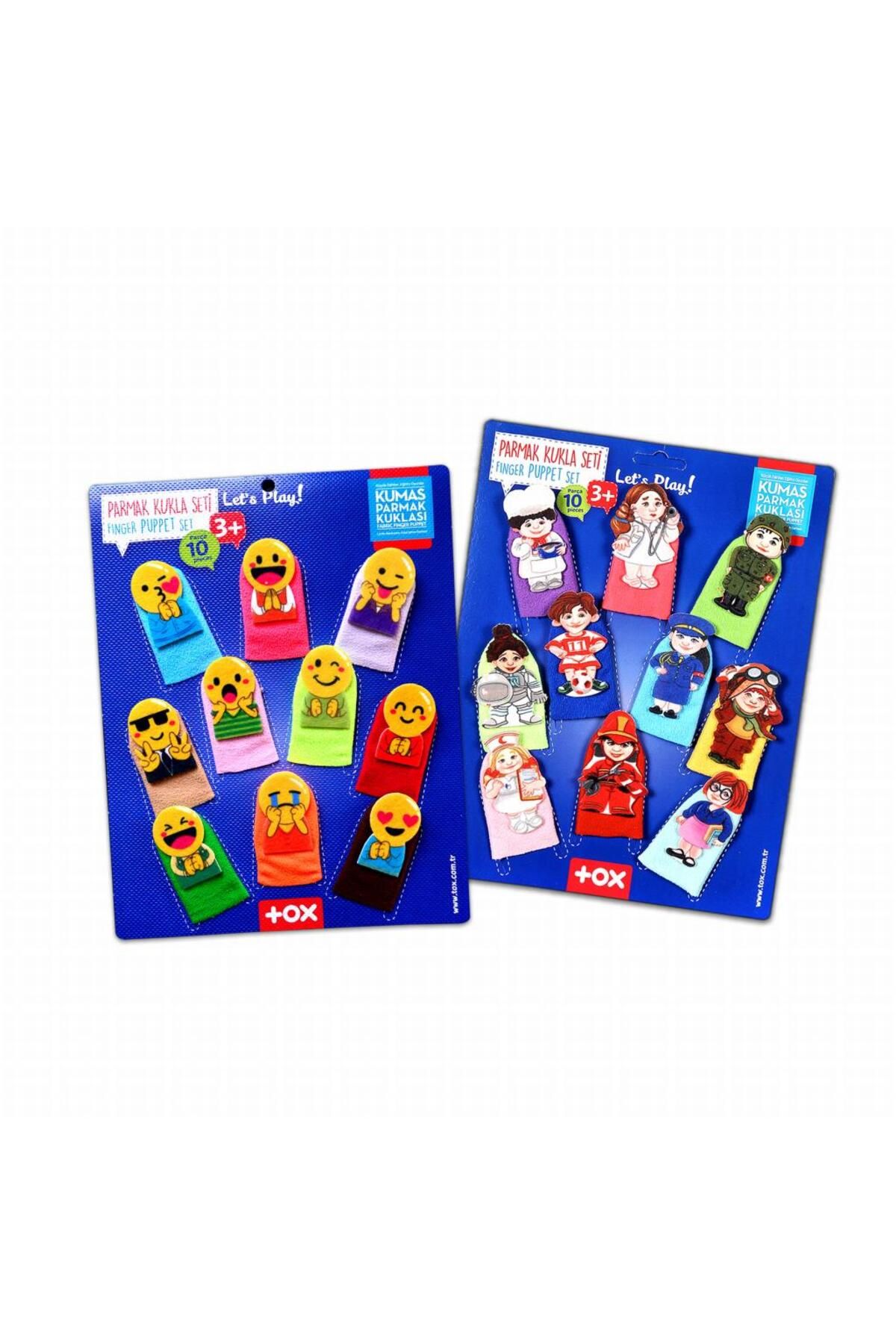 UDMK STORE-20 Pieces Emojis and Professions - Finger Puppet Set 1