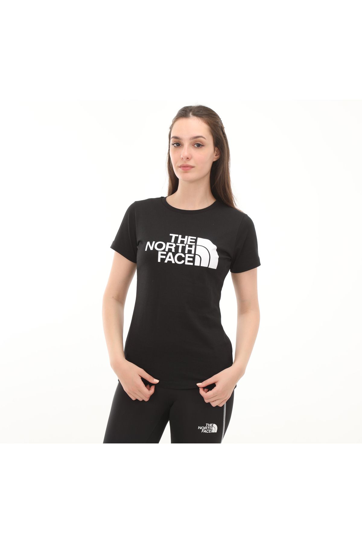 THE NORTH FACE-W S-s Easy Tee F0a87n6jk31-r Women's Black T-shirt 1