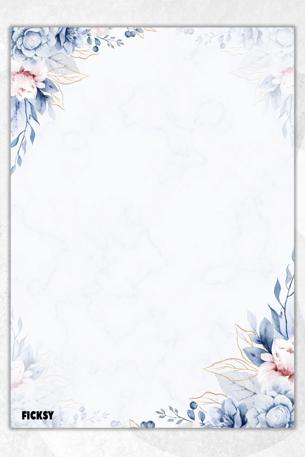 Ficksy-A5 Size Floral Print Notepad - 50 Sheets, Memopad, Memo Pad and to Do List Notebook 1