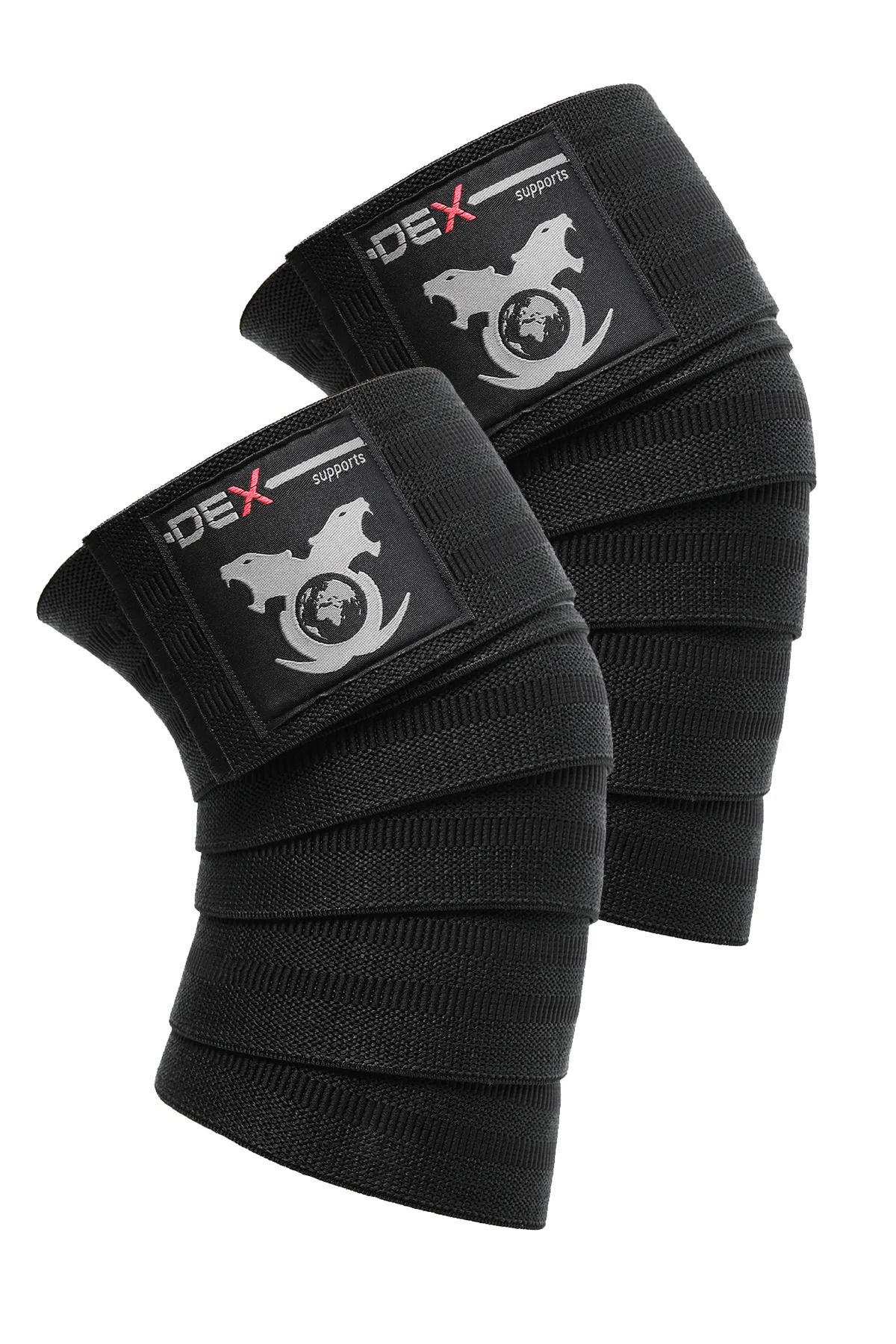 Dex Supports Antrenman Dizliği Knee Wraps Legend Series , Diz Bandajı, Diz Sargısı 2’li Paket