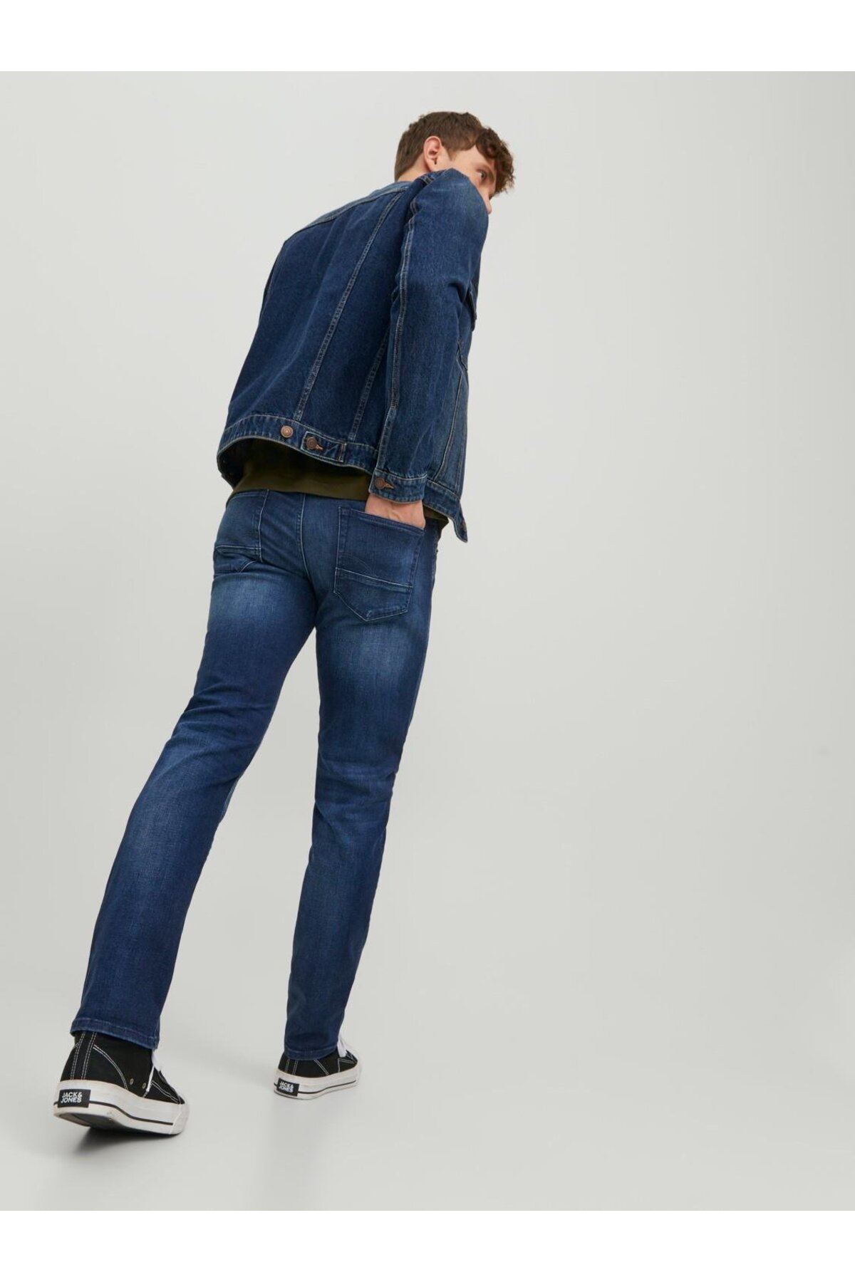 شلوار جین مردانه راسته فاق نرمال | جک اند جونز Jack & Jones 12214782 - تصویر 6