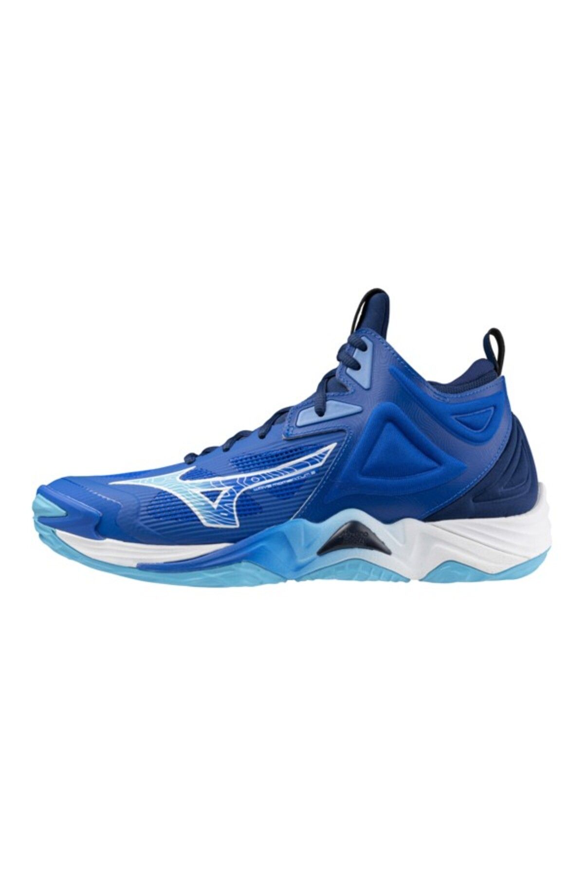 MIZUNO Wave Momentum 3 MID Erkek Voleybol Ayakkabısı Mavi