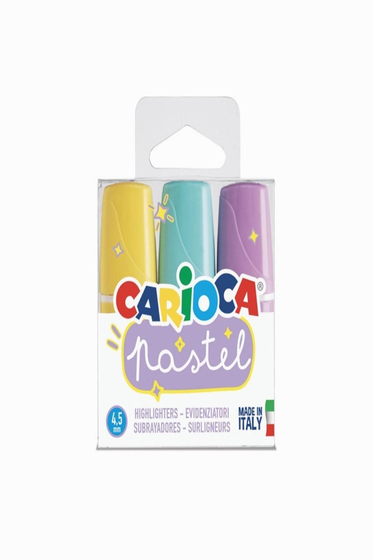 Nextpage Carioca Pastel Renk Mini Fosforlu İşaretleme Kalemi 3Lü 43168