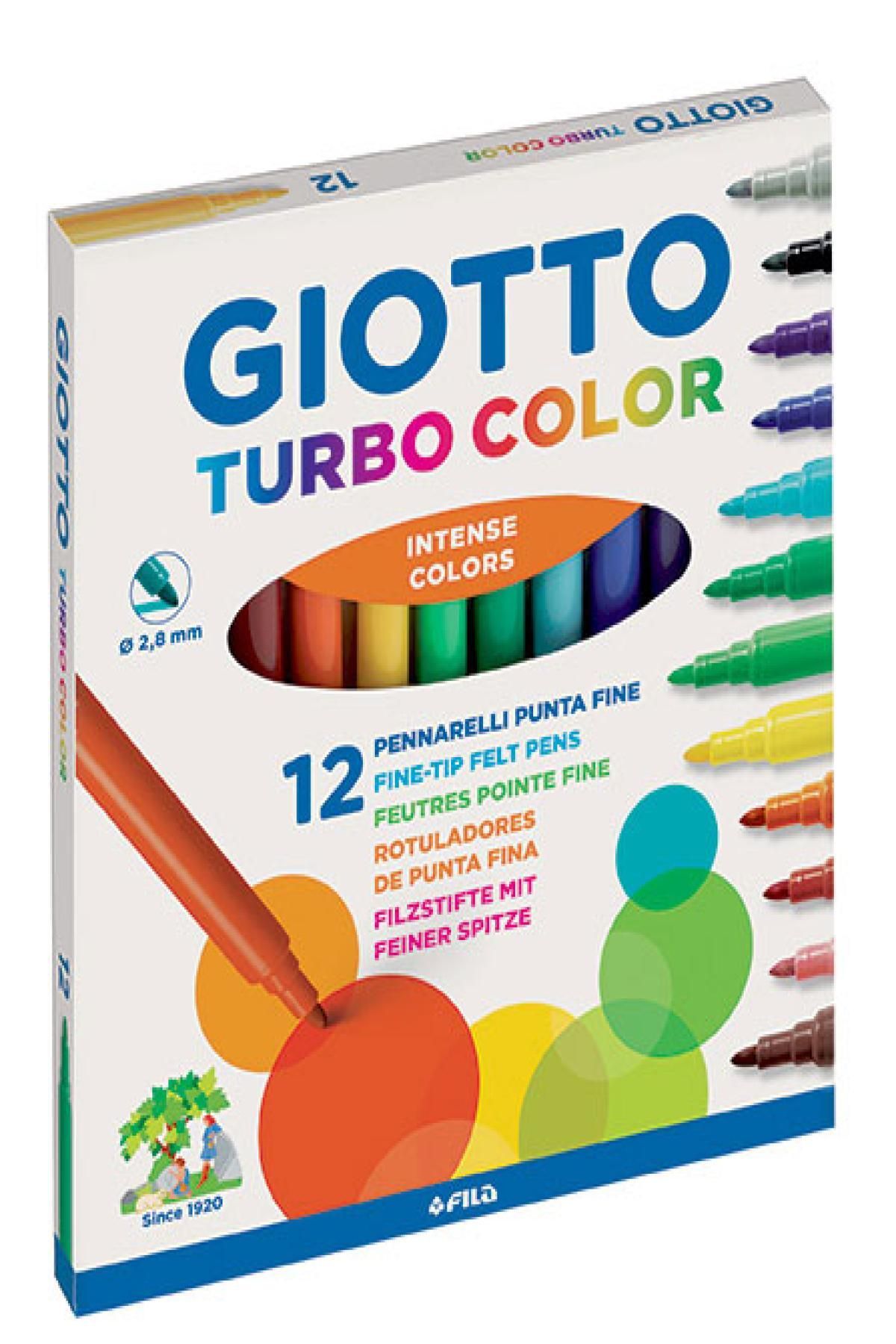 Nextpage Giotto 416000 Turbo Color Keçeli Boya Kalemi 12Li