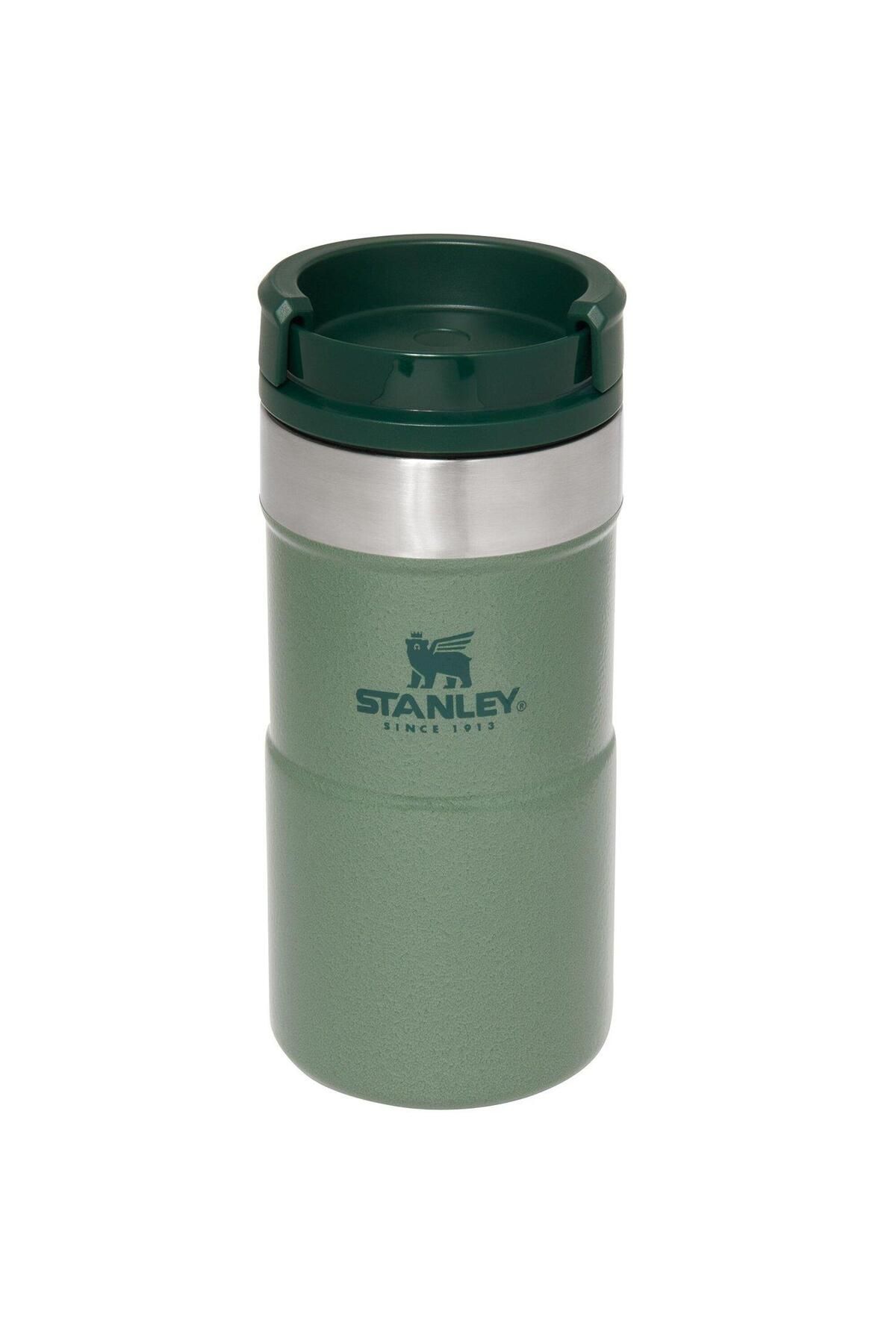 فلاسک سبز مردانه و زنانه کلاسیک NeverLeak Thermos Cup 0.25 Lt Green Stanley