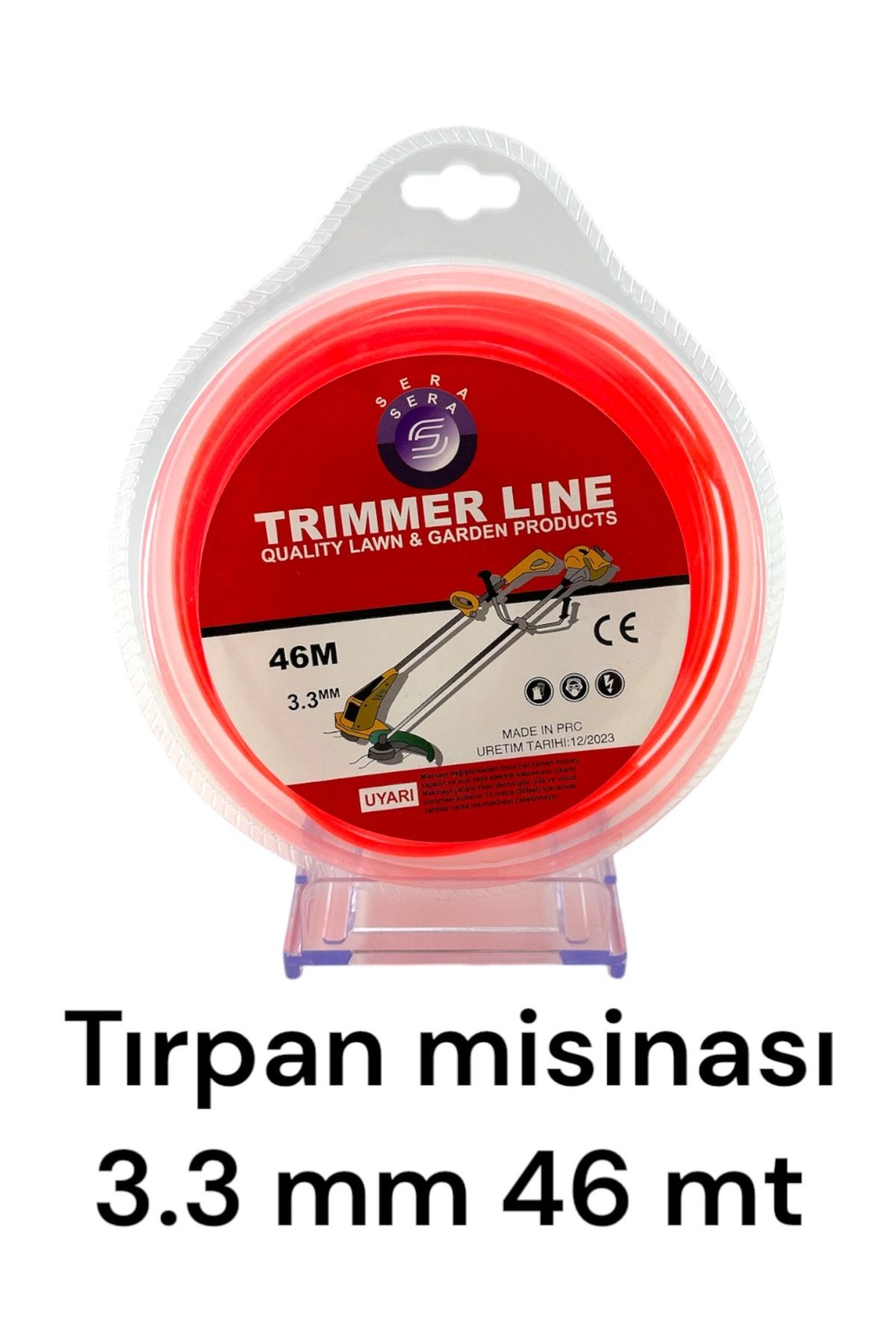 SERA (TIRPAN MAKİNASI AKSAMI)tırpan Misinası 3.3 Mm 46 Mt 6 Köşe