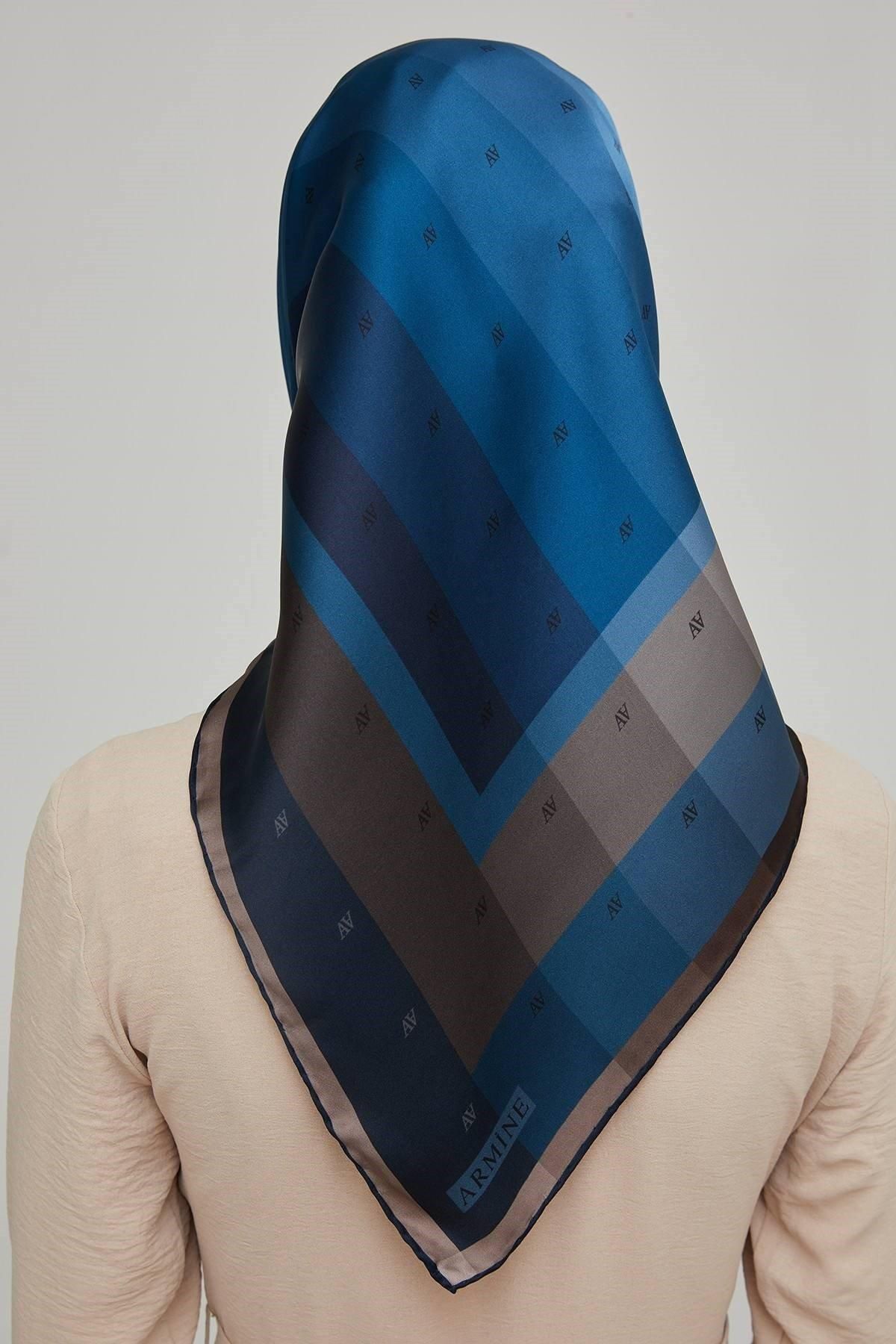 Armine-Eșarfă de mătase Twill Nostalgia Series - 8652d-83 3