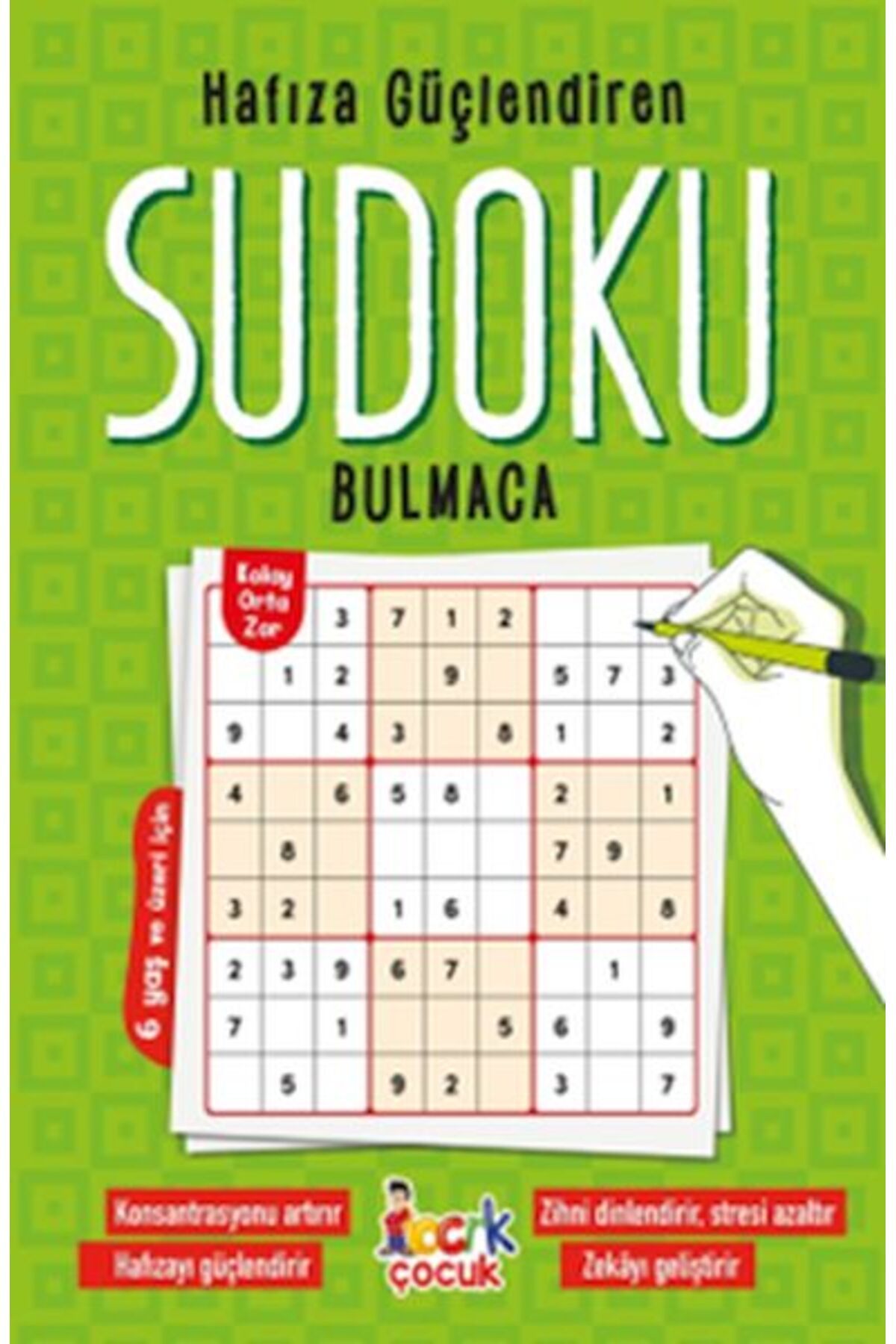Destek Yayınları Hafıza Güçlendiren Sudoku Bulmaca