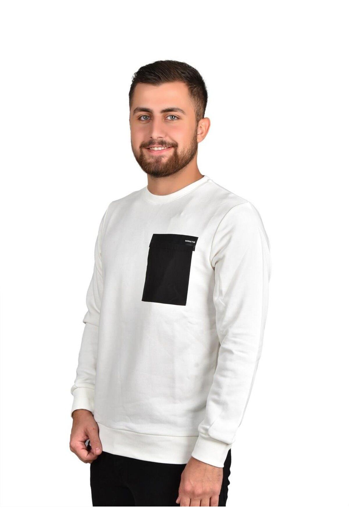 MANTA-5323 Pocket Printed Sweatshirt 1