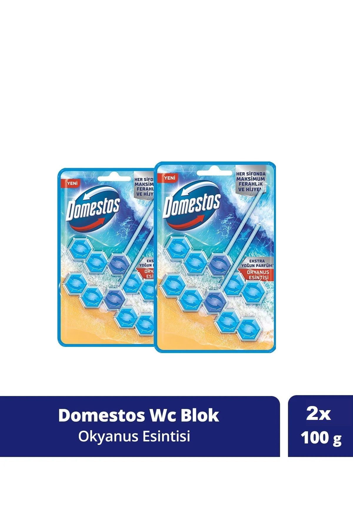 Domestos Tuvalet Bloğu Okyanus Esintisi 100 G X2