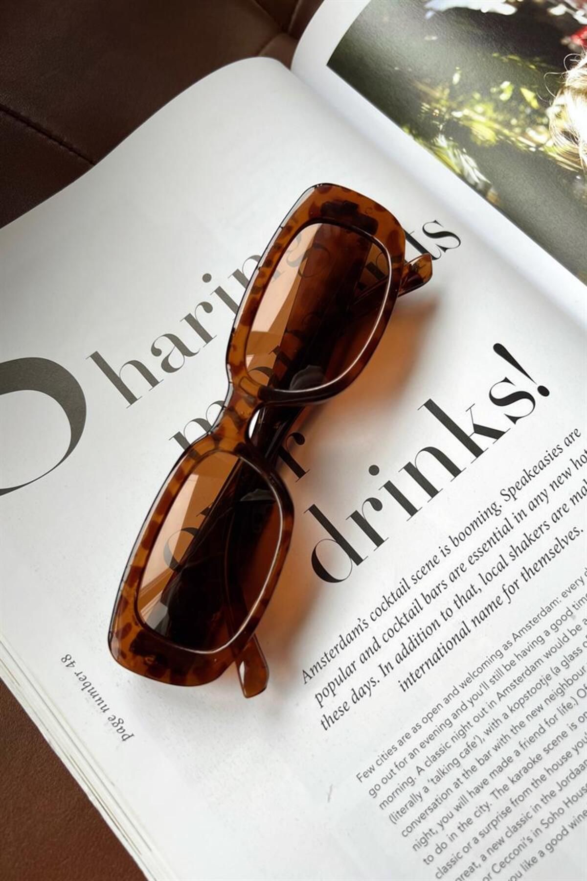 mylove-Retro Bone Glasses Leopard Pattern 4