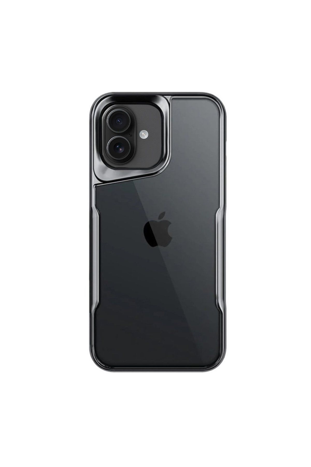 NewFace iPhone 16 Plus Kılıf Boyi Silikon Kapak - Titan Gri FLKRY