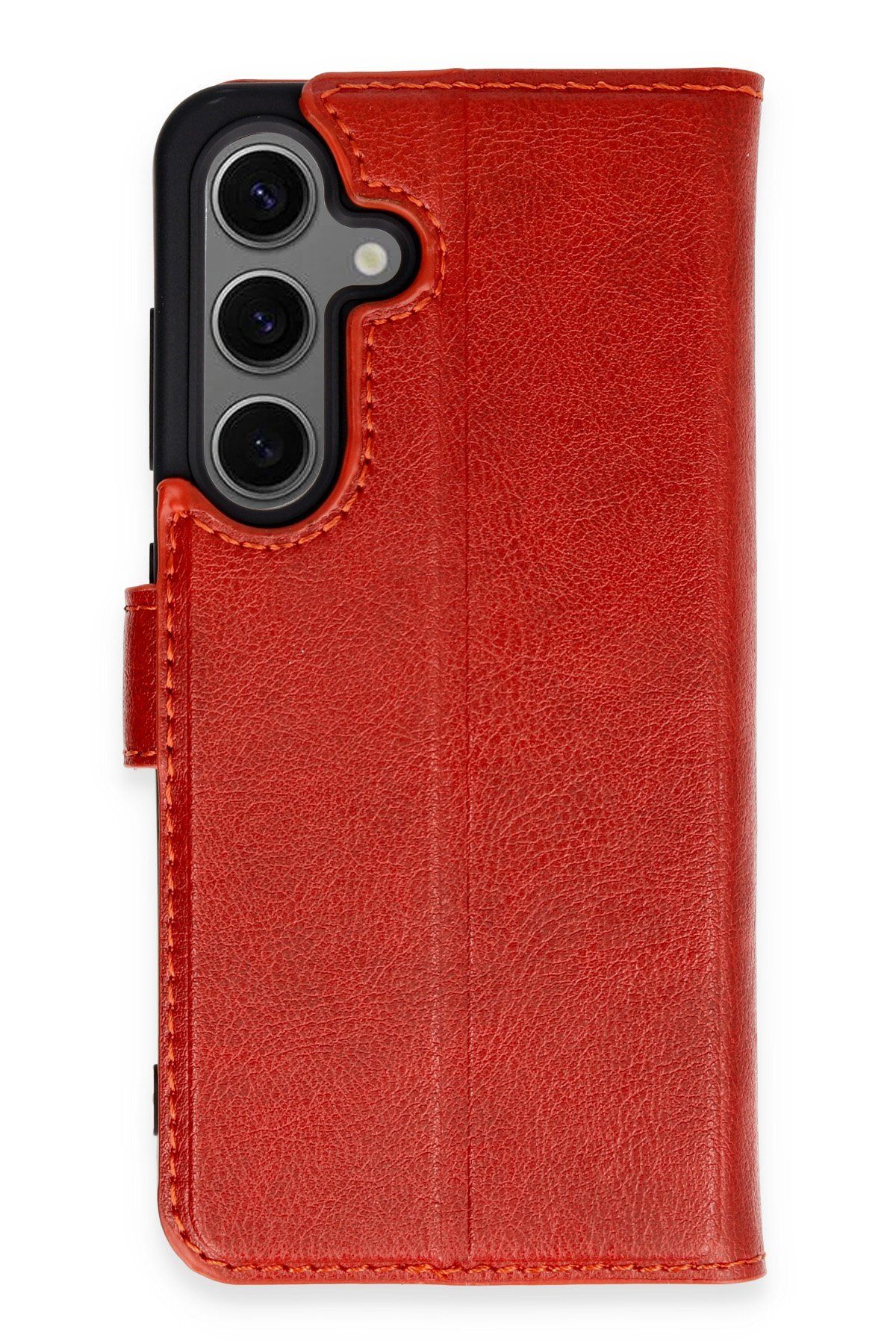 NewFace Samsung Galaxy S24 Kılıf Trend S Plus Kapaklı Kılıf - Kırmızı FLKRY