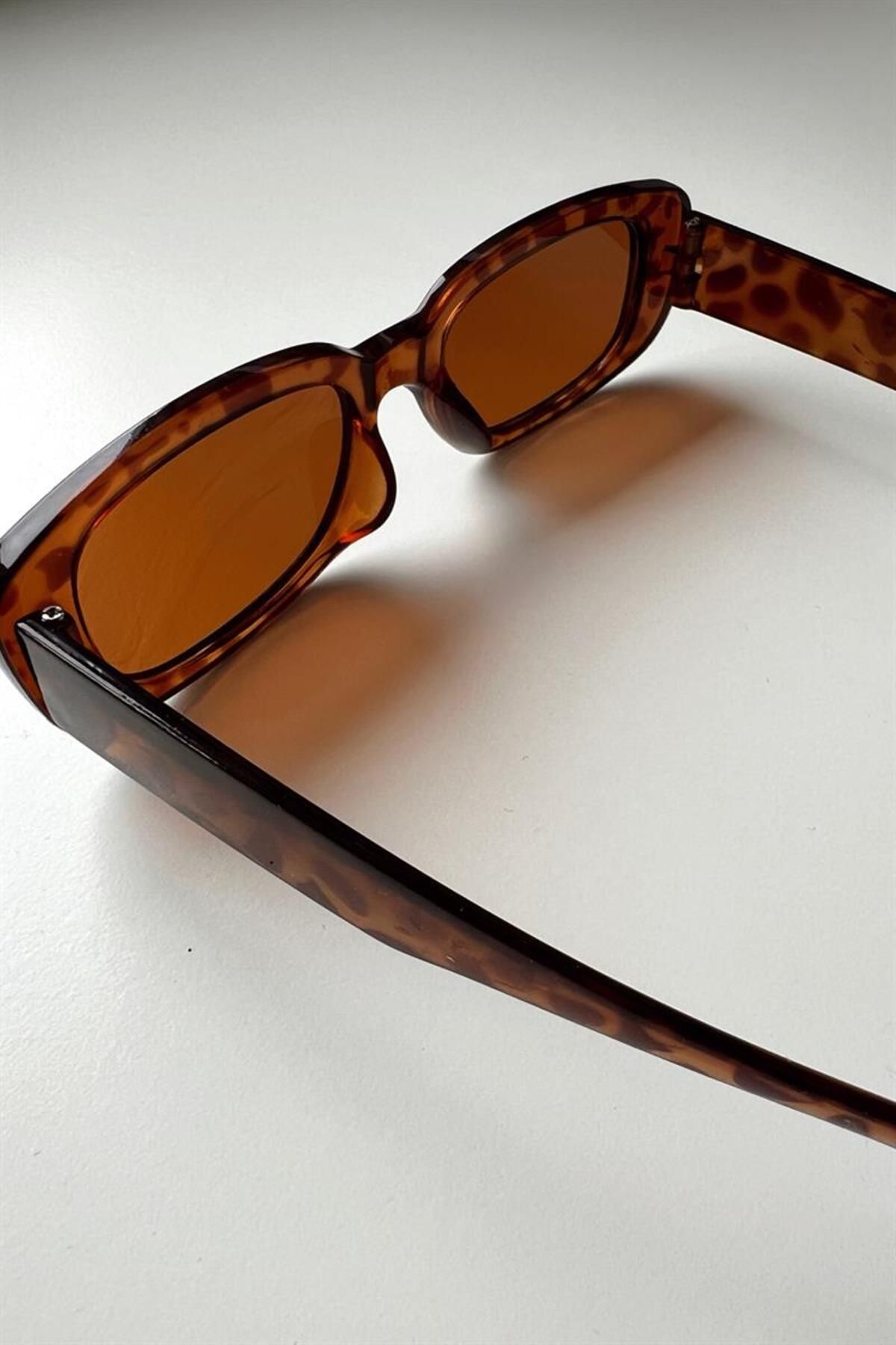 mylove-Retro Bone Glasses Leopard Pattern 3