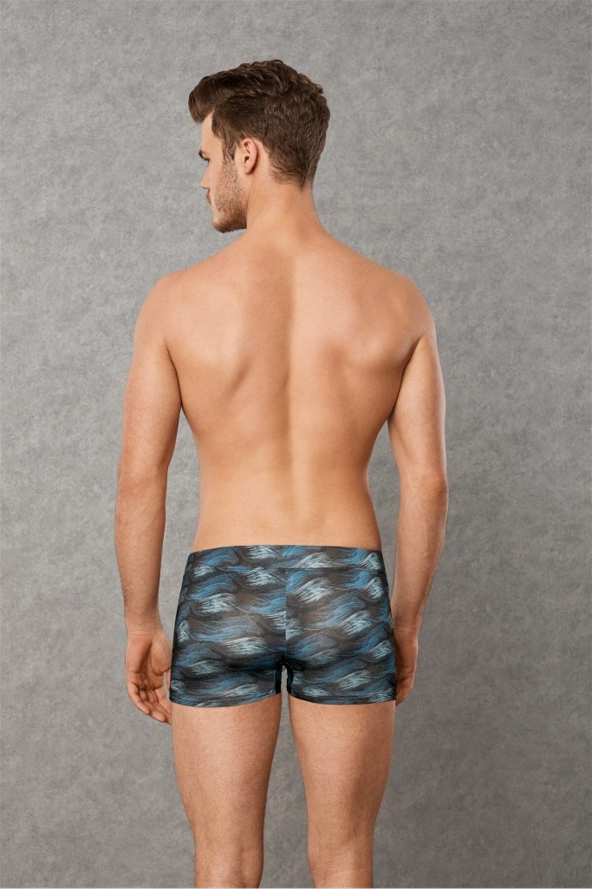 Hylis-Doreanse Brush Patterned Brush Men's Boxer 1735 1