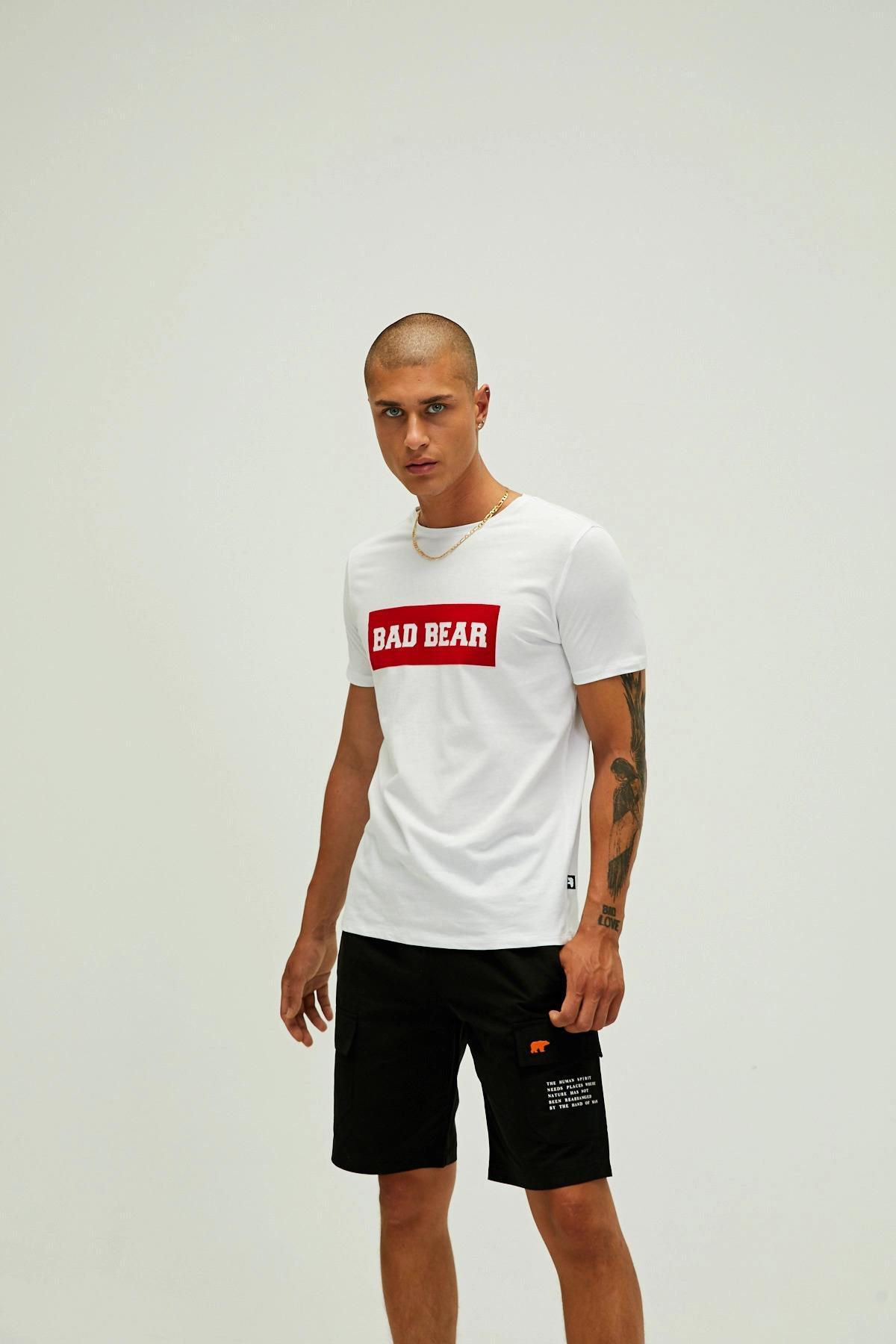 Bad Bear  Erkek Tişört Flog T-shirt - Görsel 5