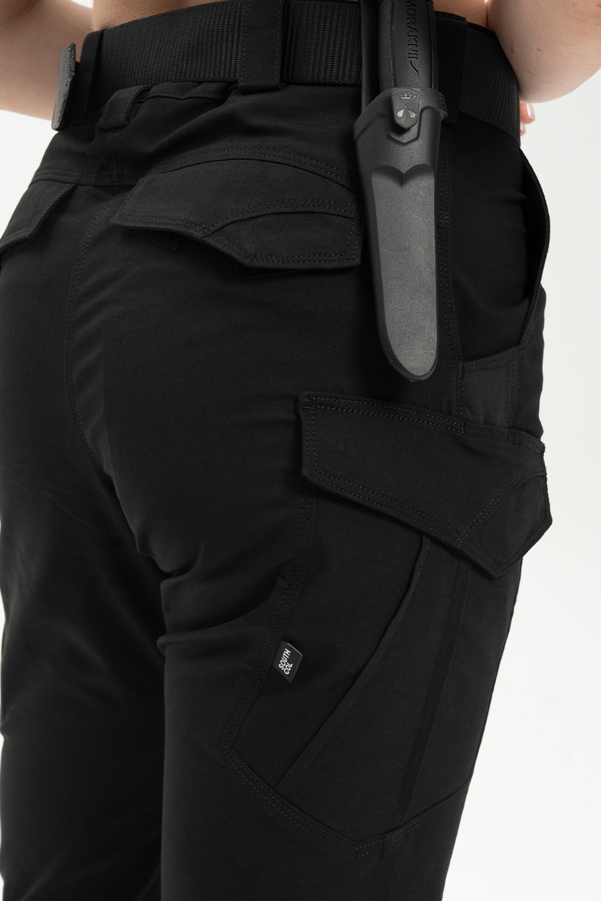 SOUTH COL  Order Kadın Yüksek Bel Taktik Pantolon Ripstop Yüksek Dayanıklı Kumaş Çok Cepli Detaylı Kemersiz - Görsel 5