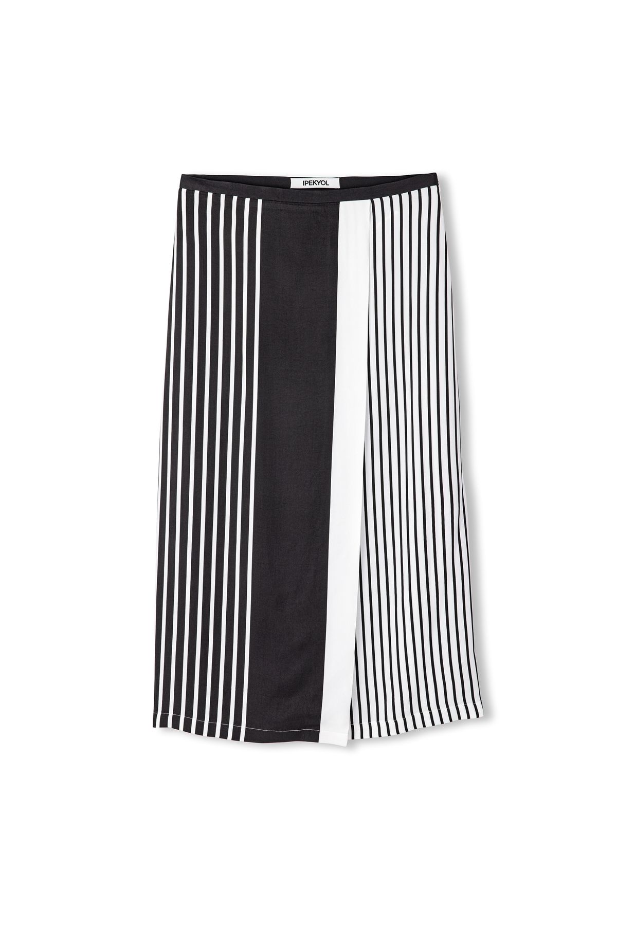 İpekyol-Line pattern midi skirt 3