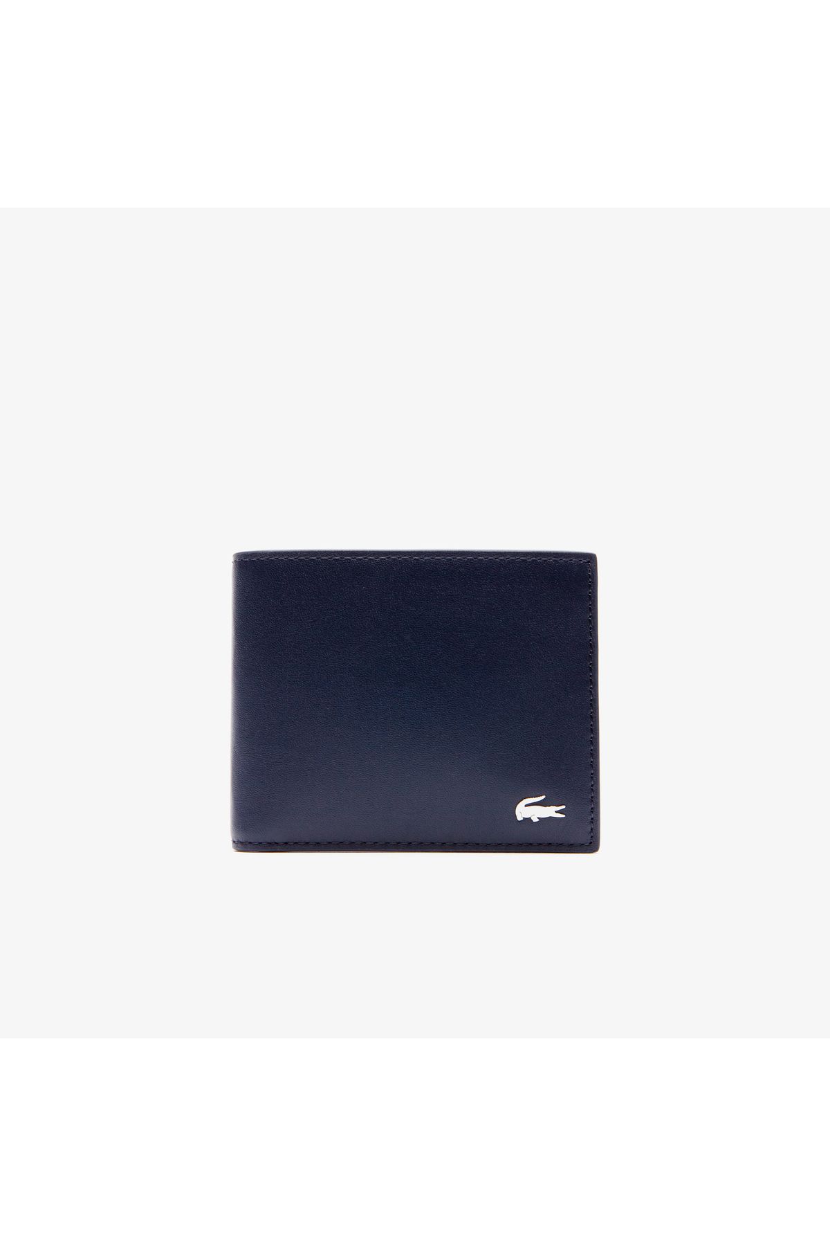 کیف پول آبی مردانه چرمی FG Lacoste