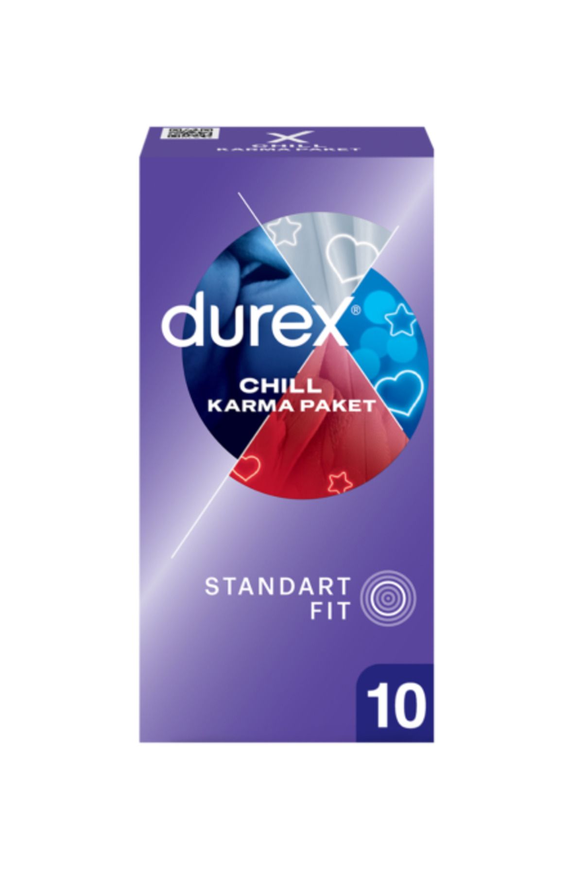 Durex Chıll Karma Paket Standart Fit 10'lu