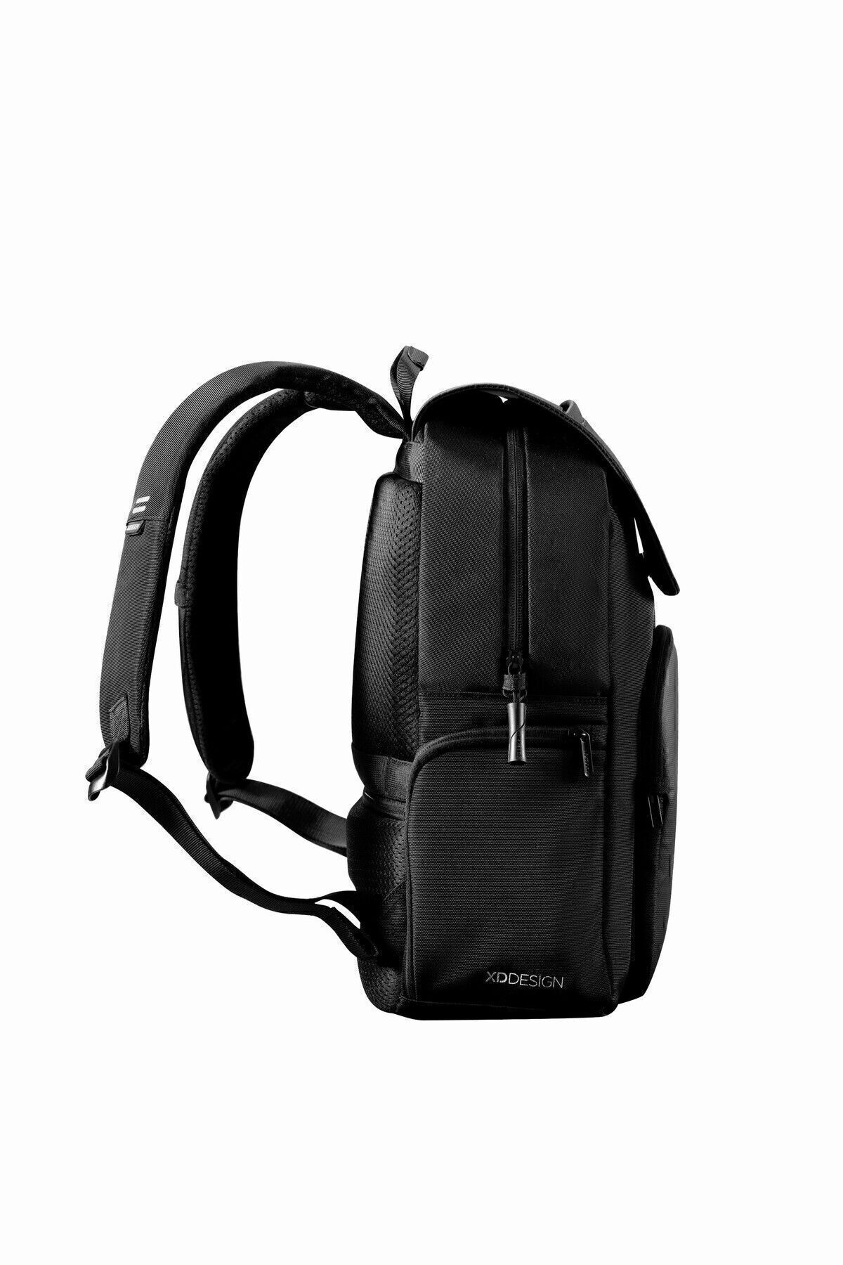 XD Design-Bobby Soft Daypack Anti-Theft Design Black Backpack 15 L 5