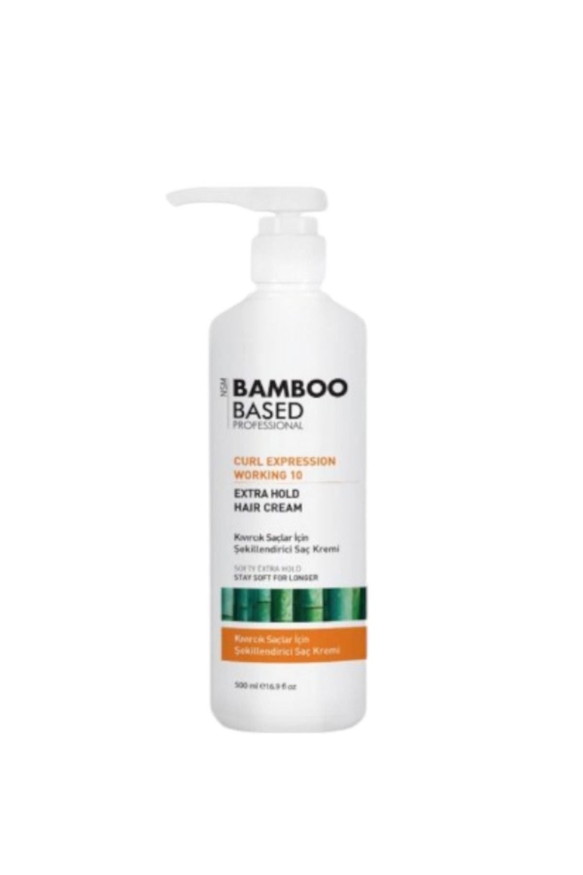Bamboo Based Professional-Curl Lightening Shampoo 500ml + Curl Lightening Cream 500ml Set 3