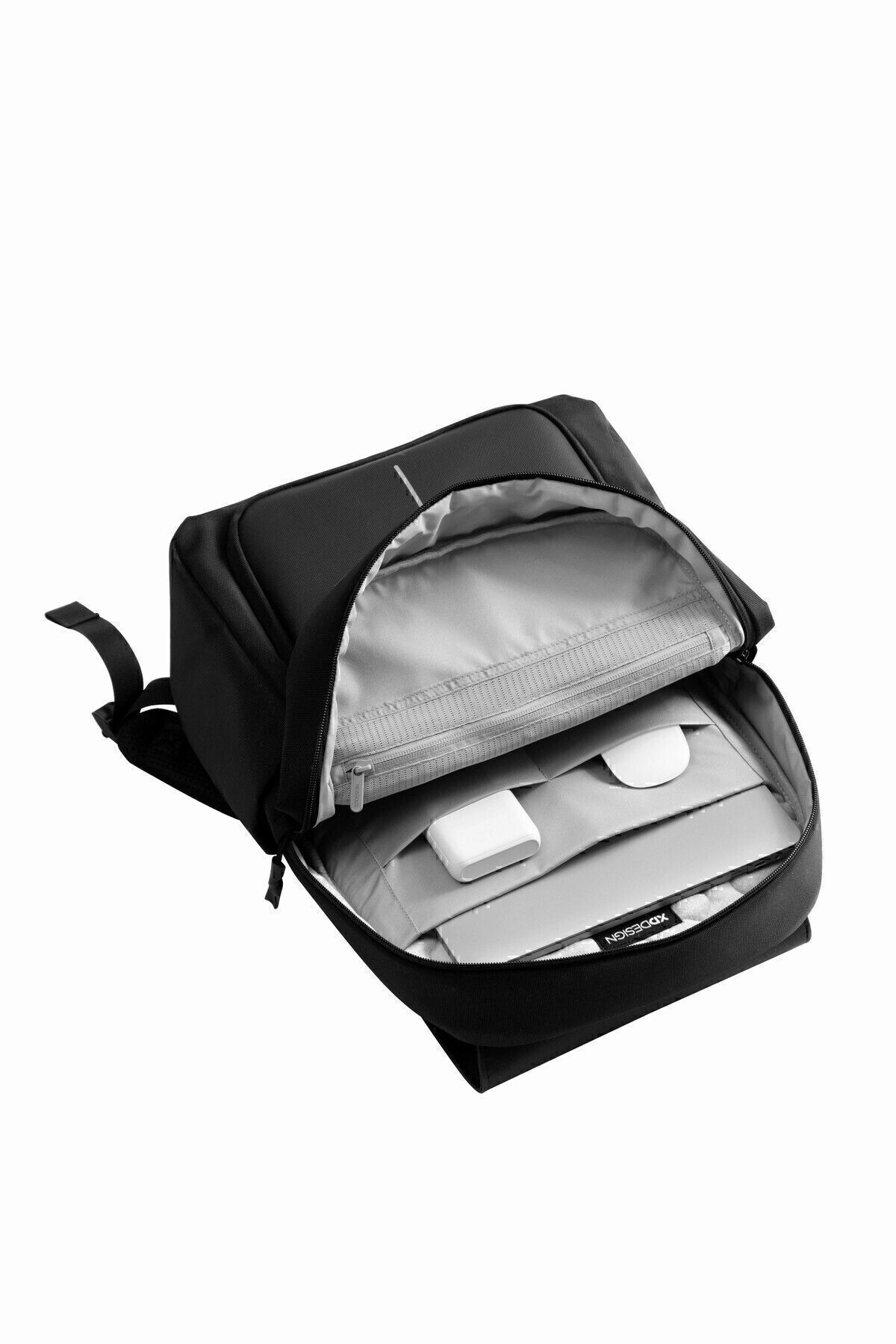 XD Design-Bobby Soft Daypack Anti-Theft Design Black Backpack 15 L 4