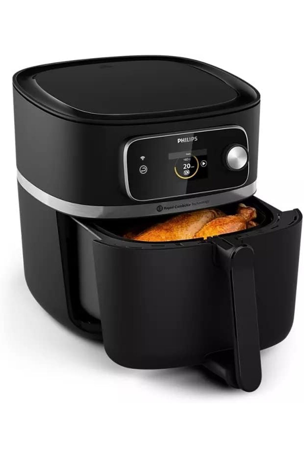 Philips-Connected Airfryer XXL - 2200W, 50Hz, 8.3L, 2Kgs, with Food Thermometer, Black - Hd9880/91 4