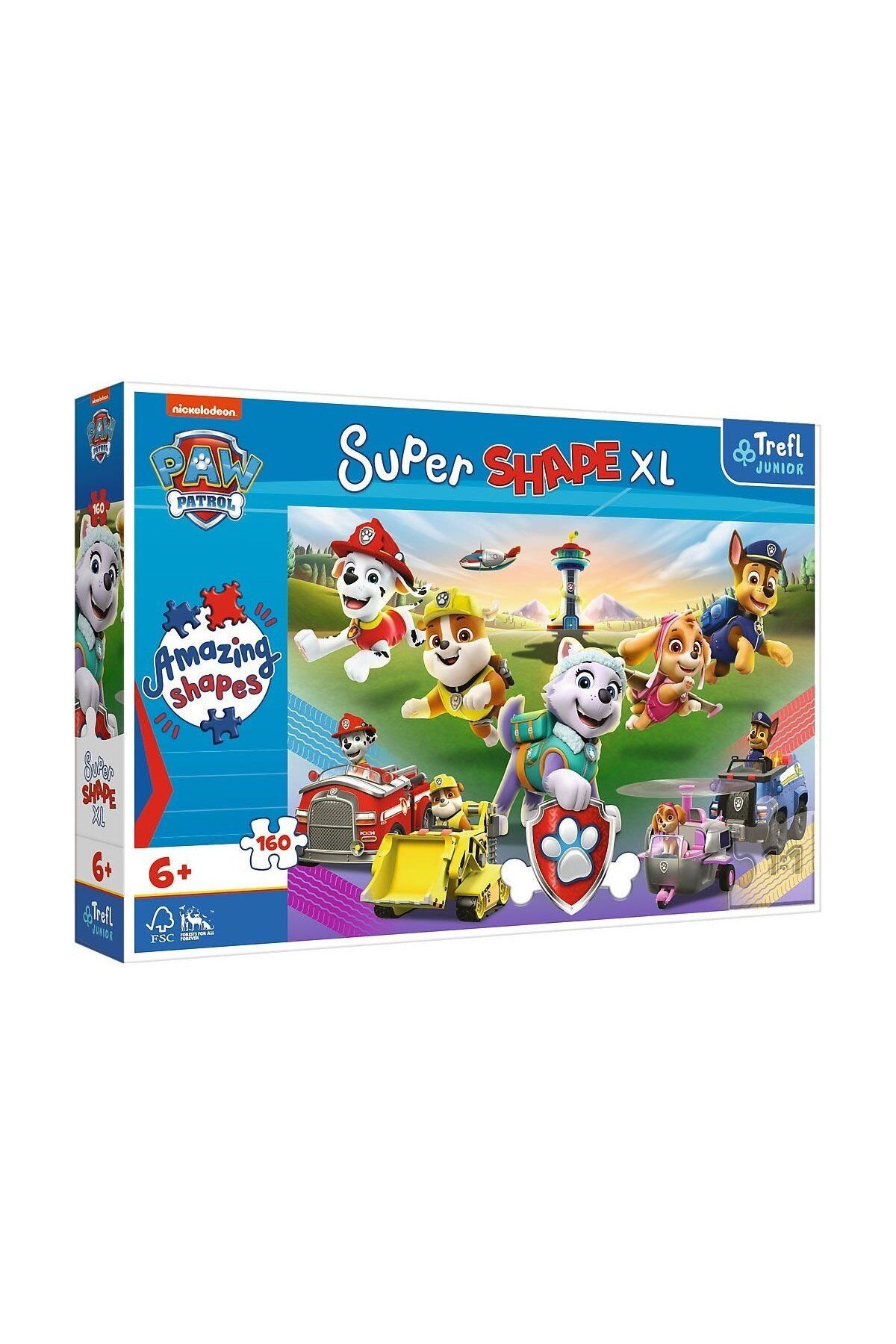 VARDEM OYUNCAK PUZZLE-50021 Paw Patrol 160 Parça XL