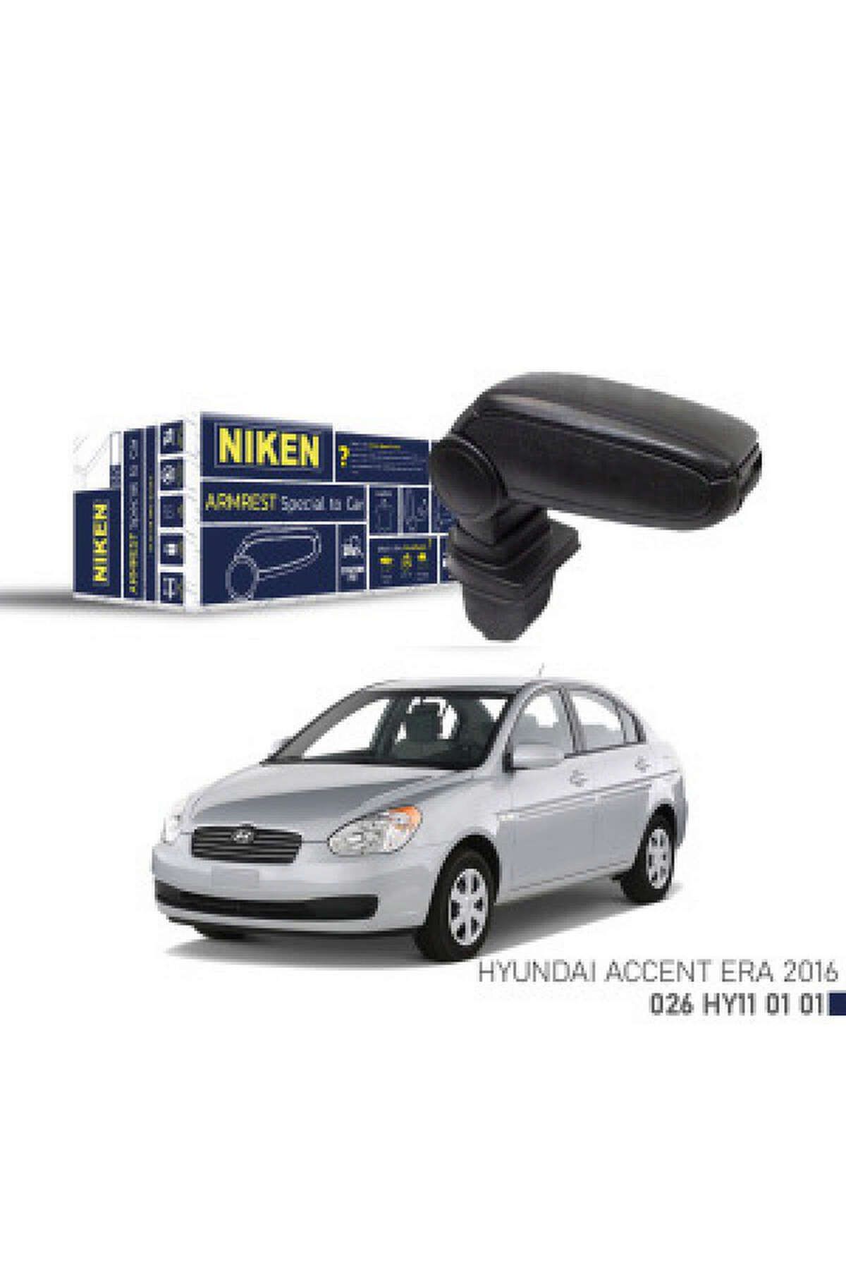 Universal HYUNDAI ACCENT ERA 2006 SONRASI ARACA ÖZELKOLÇAK KOL DAYAMA SİYAH - Tek Ebat 637140