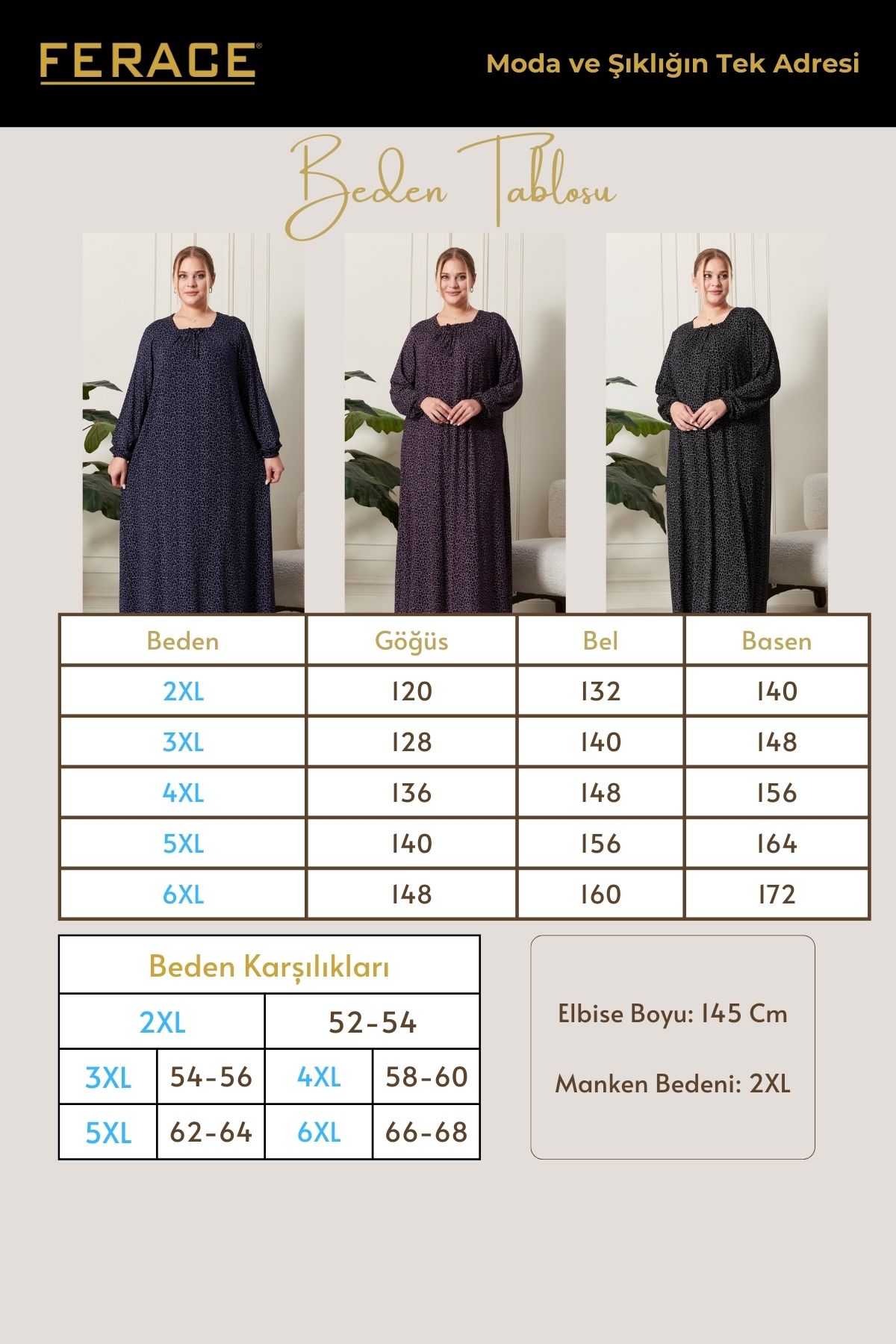 Ferace-Jacquard Hijab - Women's Plus Size Mother Dress 2