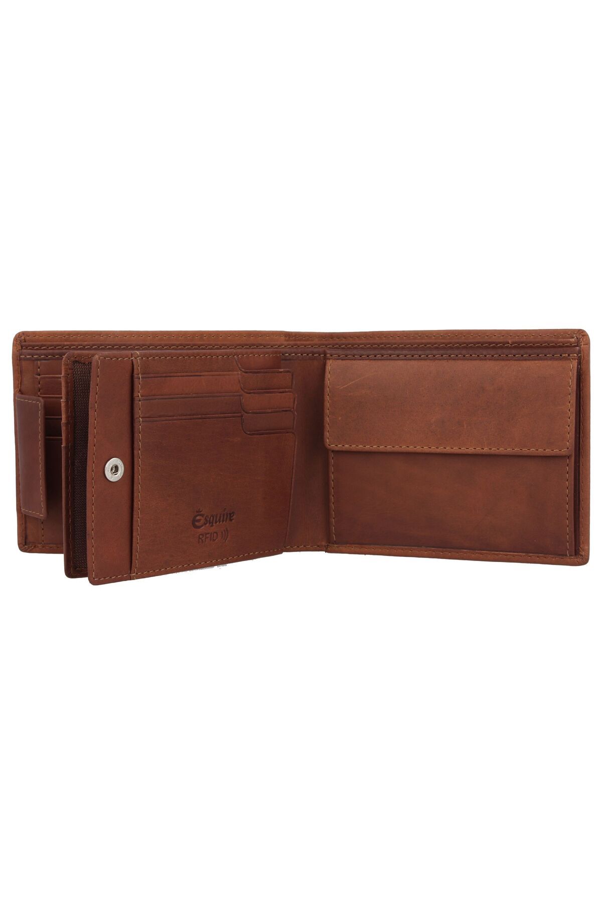 Esquire-Dallas Geldbörse RFID Schutz Leder 13,5 cm 6