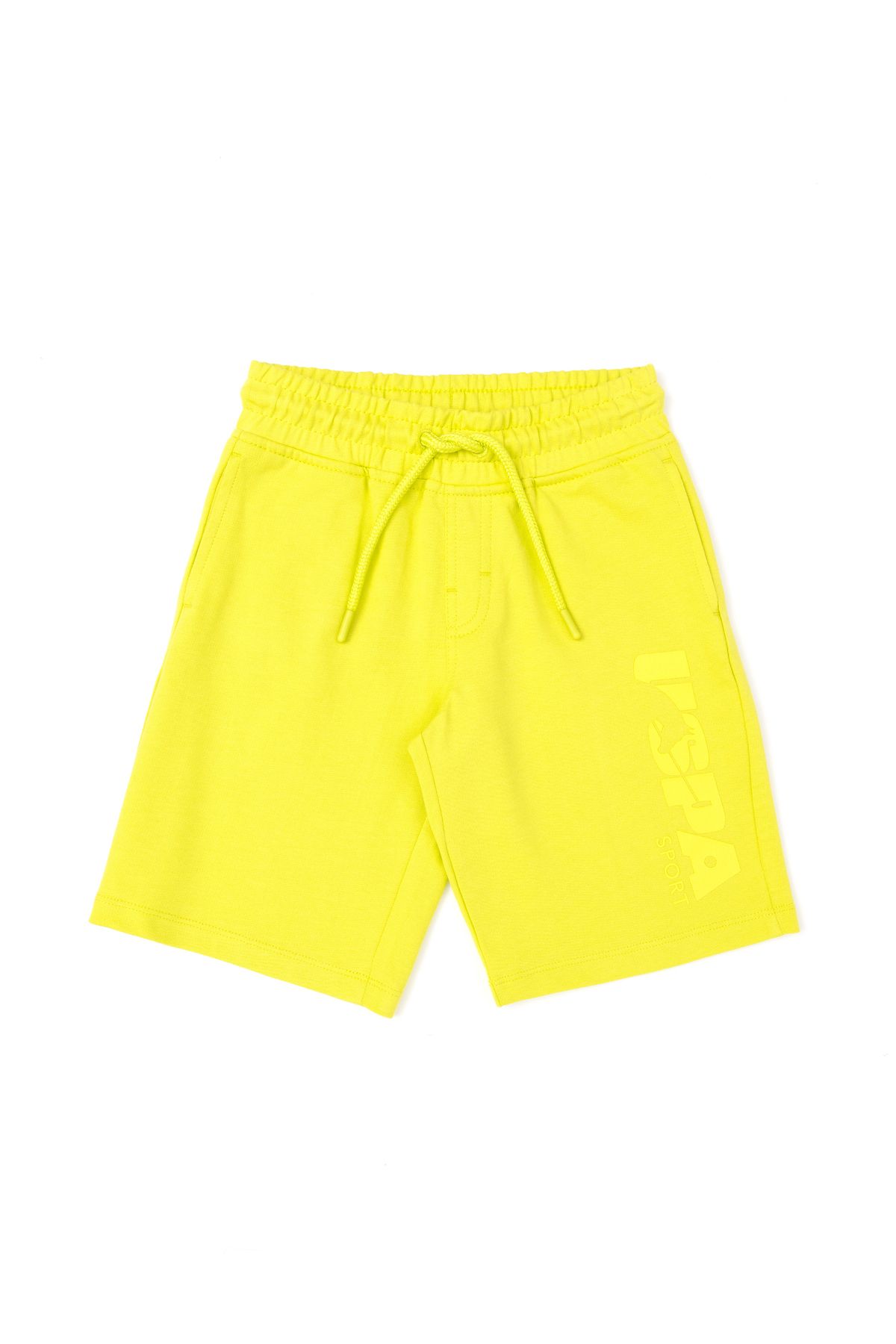 U.S. Polo Assn.-Boys' Pistachio Green Knitted Shorts 50282000 -Vr087 1