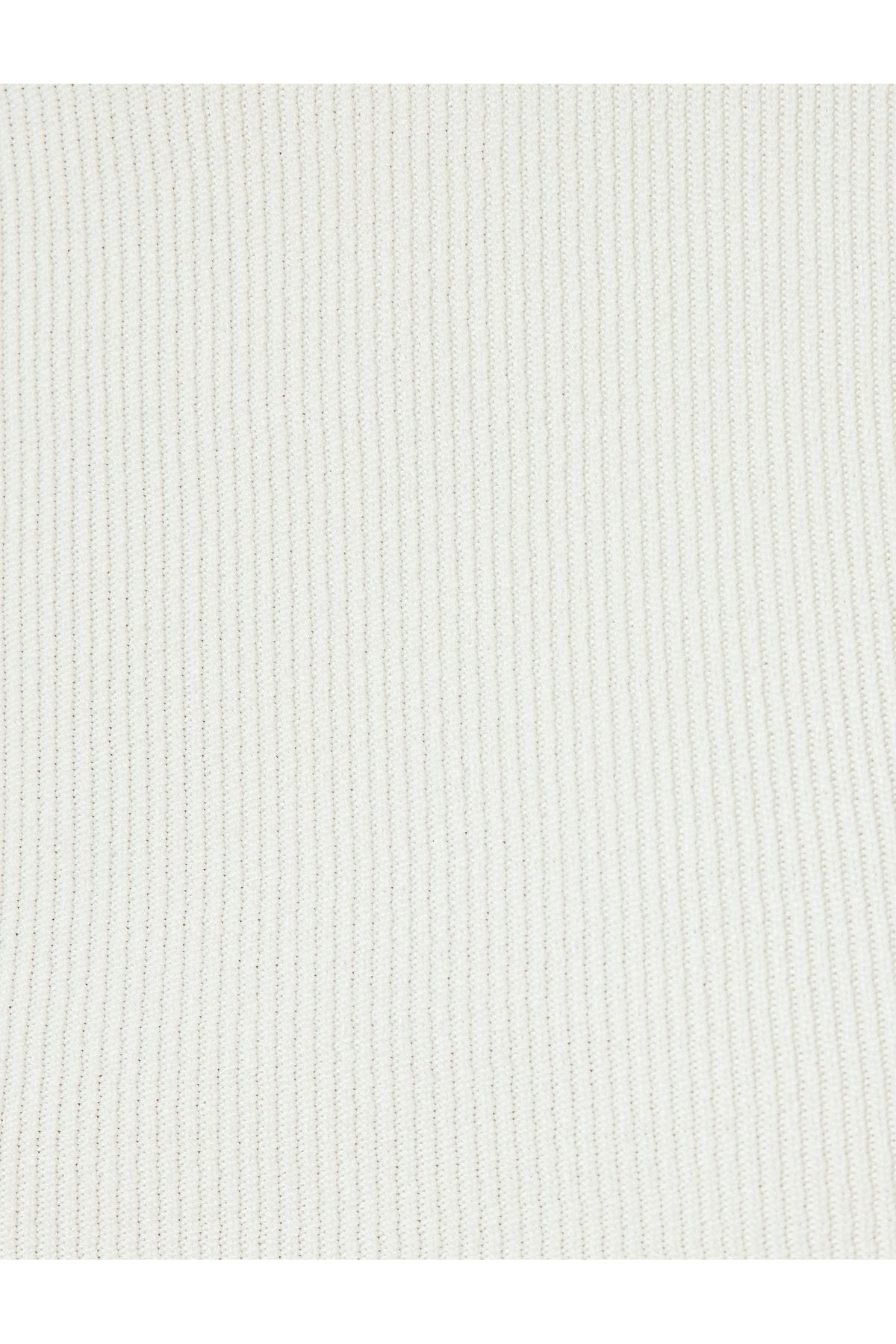 Koton-Short Sleeve Basic Stand Collar Knitwear Sweater 6
