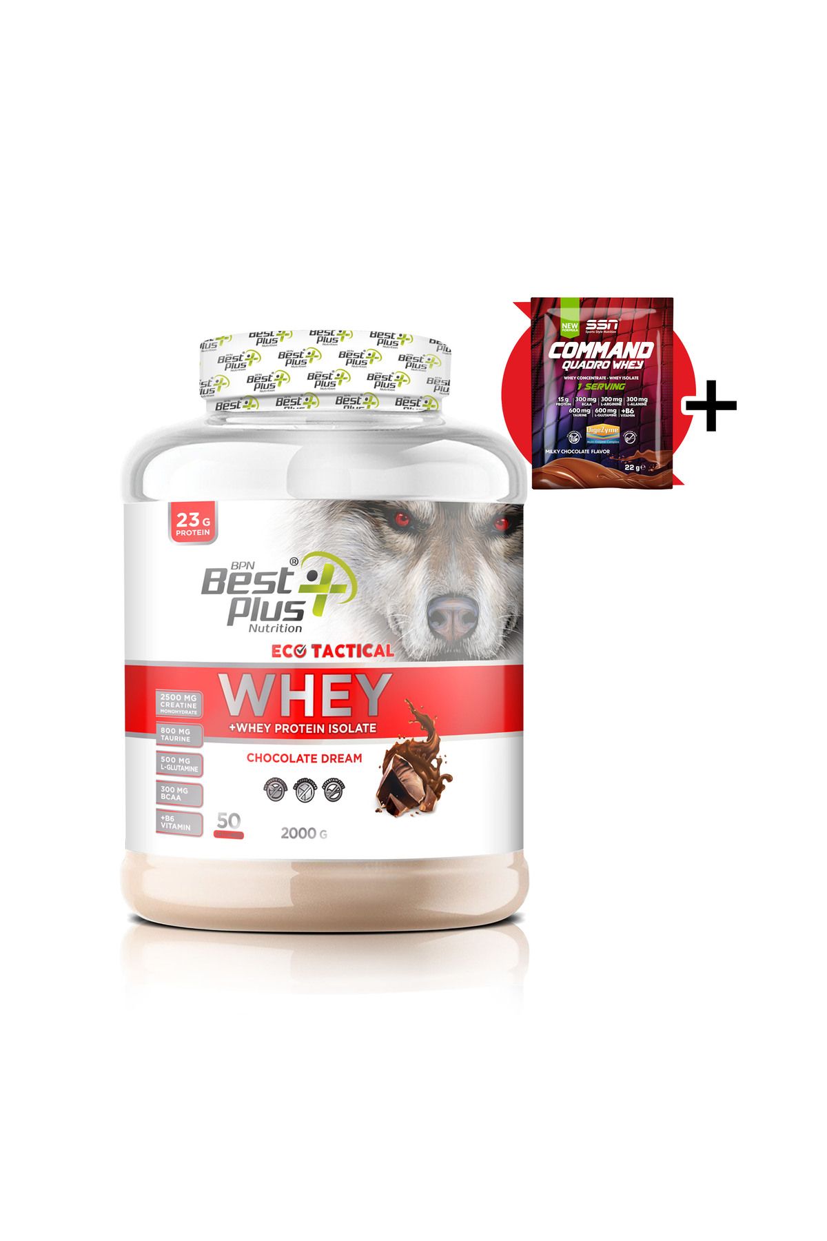 BPN Best Plus Nutrition Eco Tactical Whey 2000 gr (ÇİKOLATA) Protein Tozu