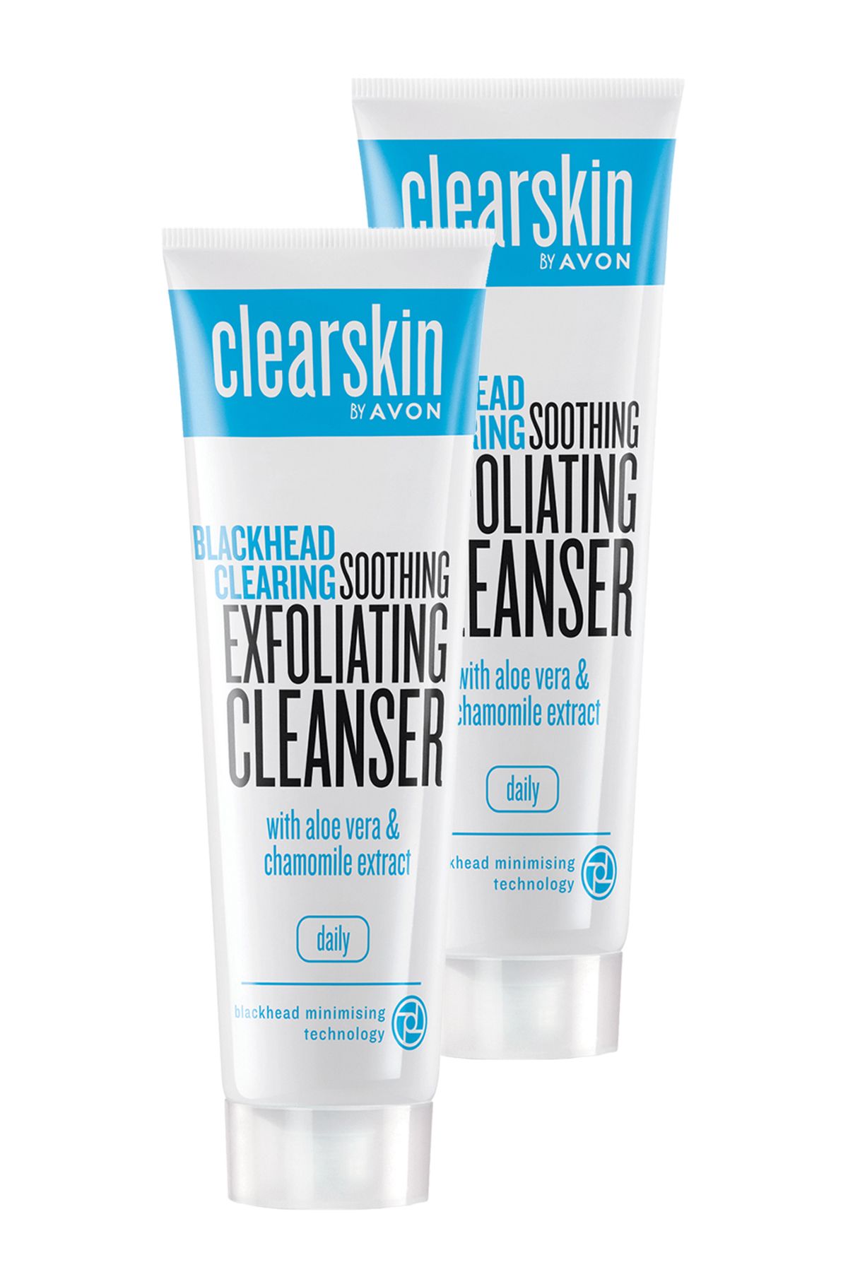 AVON Clearskin Siyah Nokta Yatıştırıcı Peeling Temizleyici 100 Ml. İkili Set