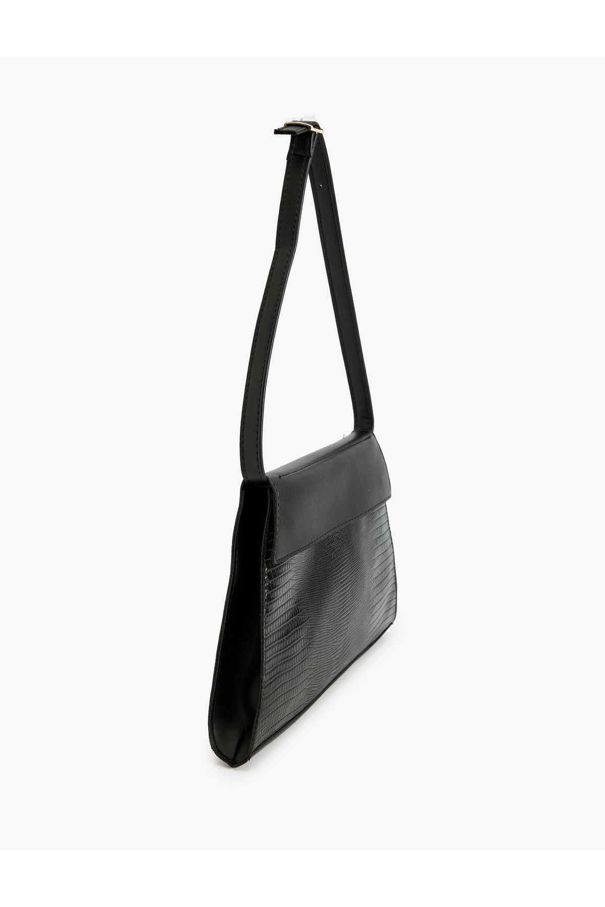 Koton-Asymmetric Shaped Faux Leather Shoulder Bag 2