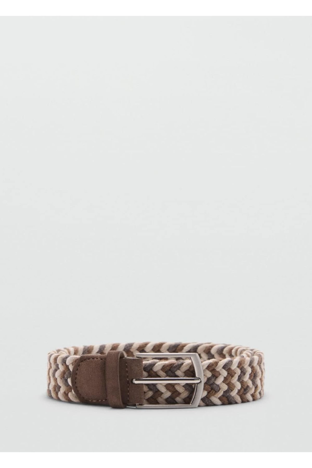 MANGO Man-Elastic Belt with Colored Braids 2