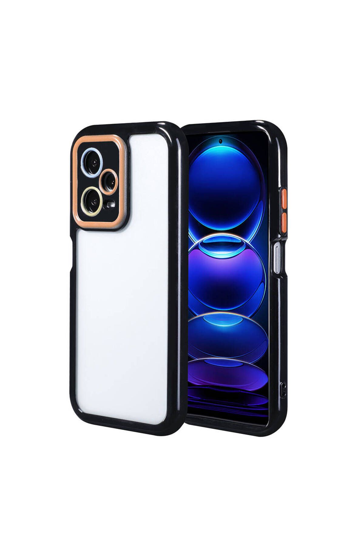 gaappy Paint Serisi Xiaomi Redmi Note 12 Pro 5G Siyah Kapak