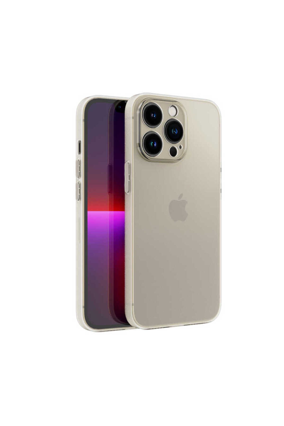 iPhone 13 Pro Uyumlu  Tiny Kılıf-Renksiz