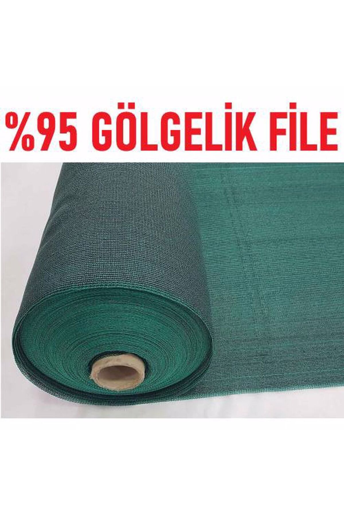 CLK Koyu Yeşil 1.5m x30 m Gölgelik File %95 Gölgeleme Filesi Bahçe Çit Örtüsü