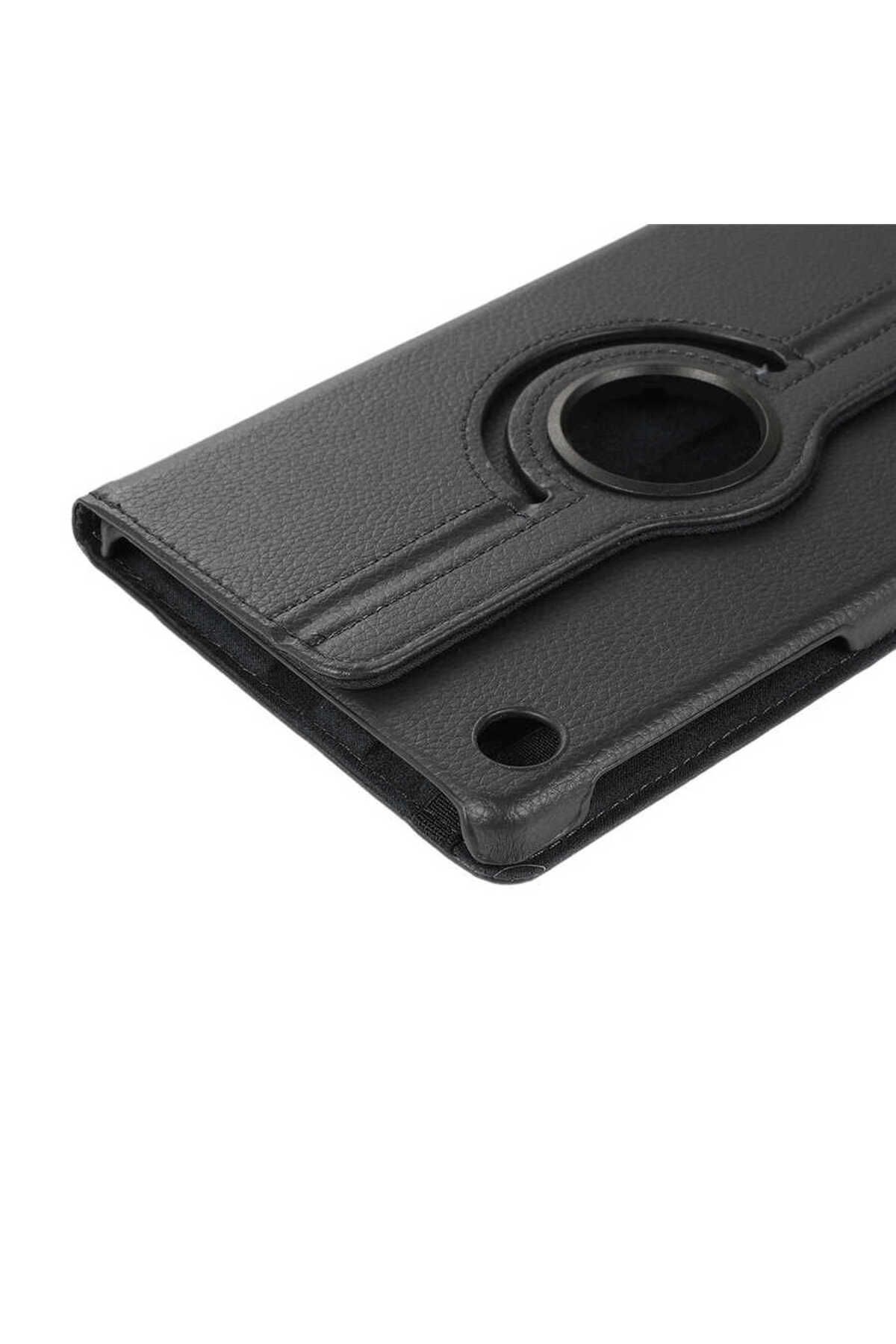 tekno grup-Lenovo Tab M10 Tb-328F 3Rd Generation Compatible Zore Rotatable Stand Case-Navy Blue 8