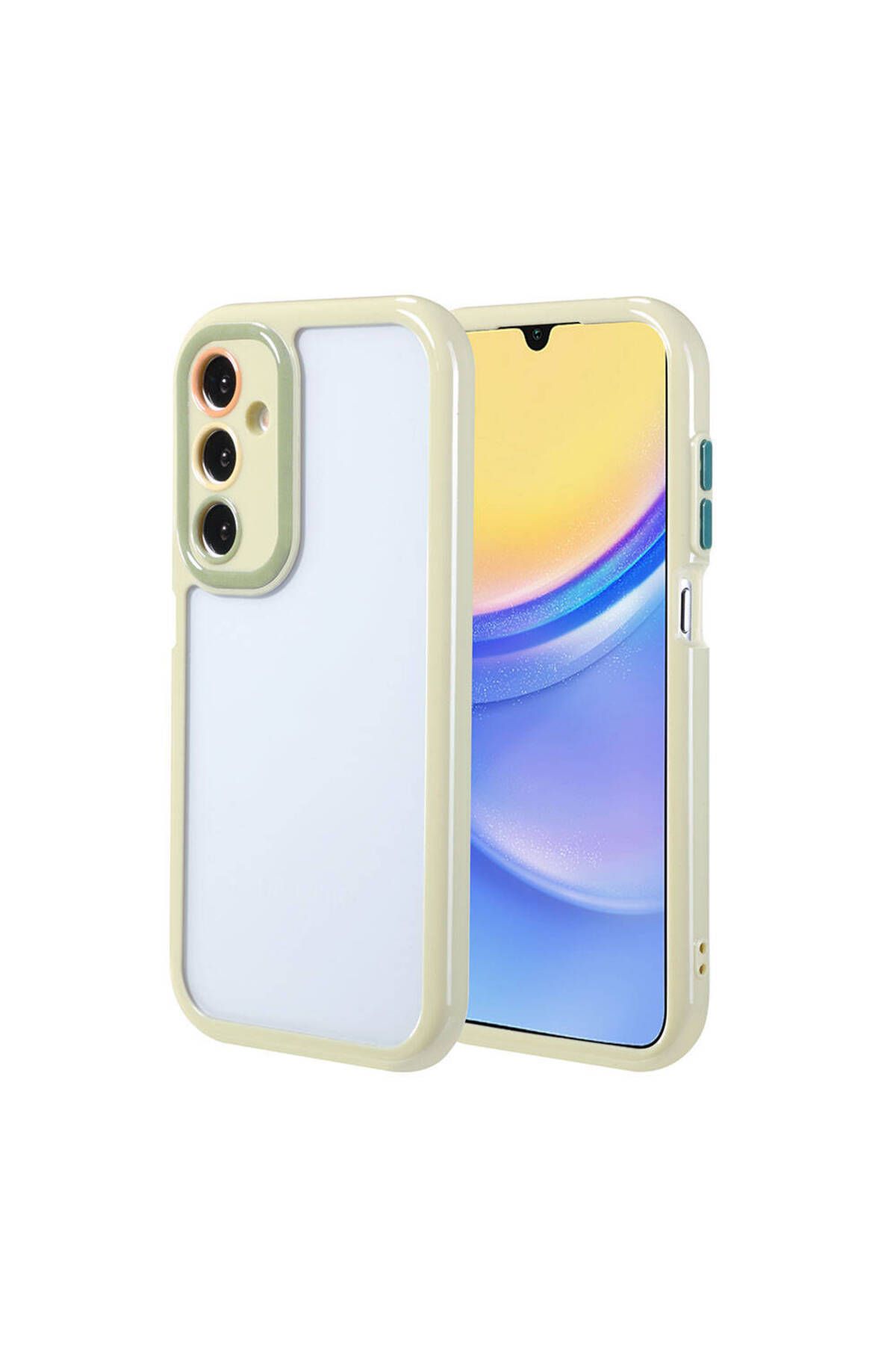 gaappy Paint Serisi Samsung Galaxy A15 Yeşil Kapak
