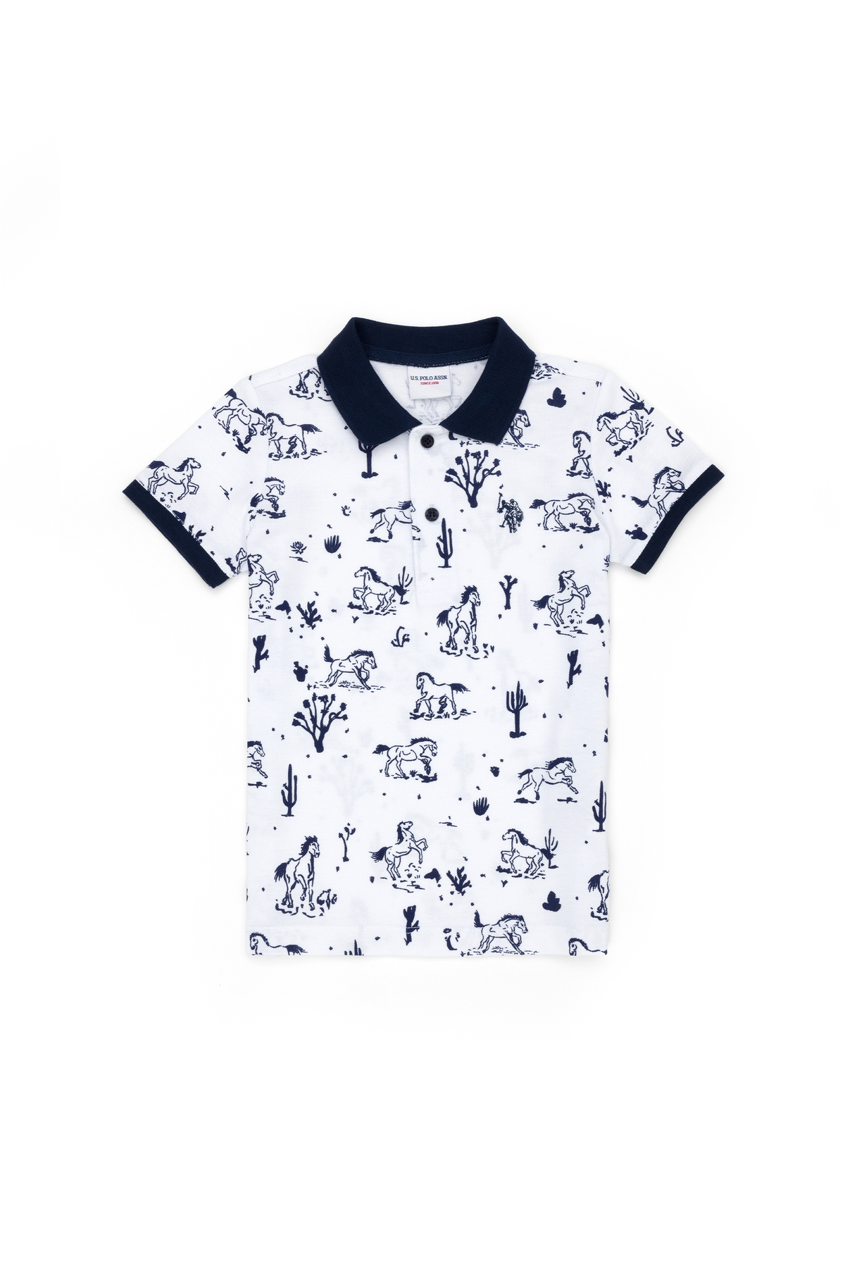 پولوشرت پسرانه یقه پلو | یو اس پولو U.S. Polo Assn. 919584 TR - تصویر 2