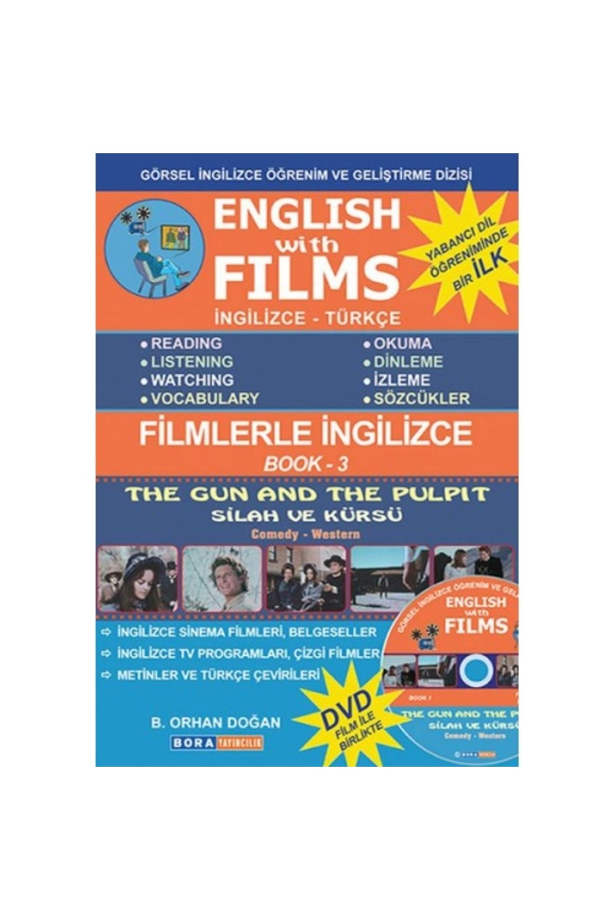 Bora Yayıncılık English with Films Book 3 (DVD'li)