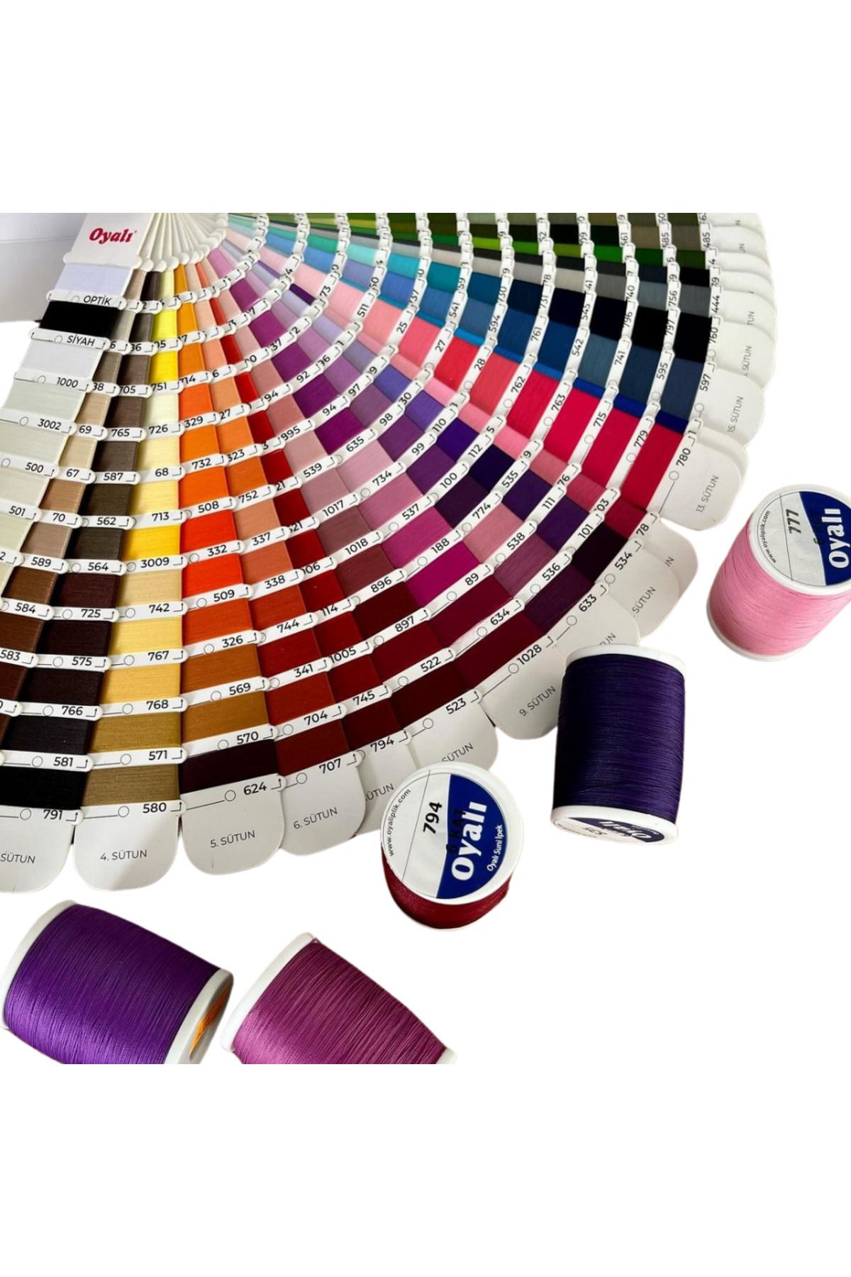 OYALI-6 Layers Rayon Yarn Color Code:575 2