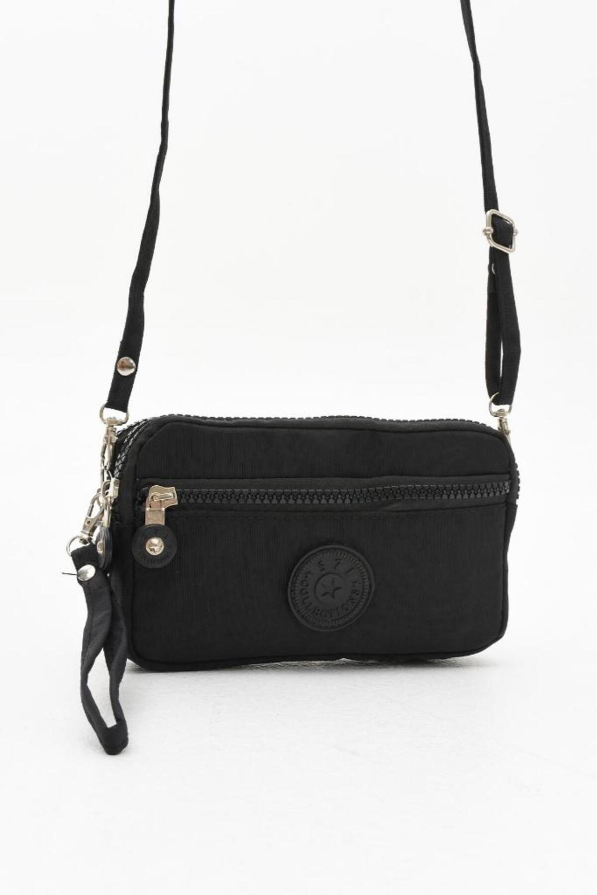 Baginn Klinkır Kumaş Mini Çapraz Askılı Kadın Cep Telefonu Çantası El Çantası Cüzdan 10*18 Cm Su İtici görsel 5